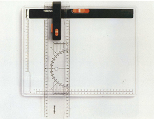 Flachzeichenplatte Techno A 4