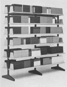Doppelseitiges Bücherregal 9041 + 9042