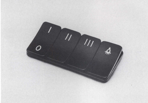 Wippenschalter 1-/ 2-/ 3- + 4fach