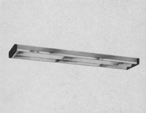 Aluminium-Spiegelleuchte AS 60/2x40