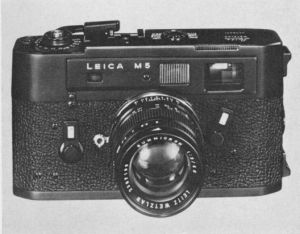 Meßsuchkamera LEICA M5, 11 309 mit Lichtmessung 10.502