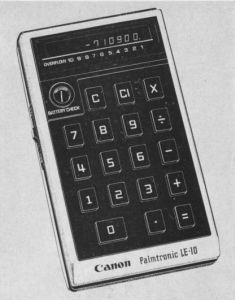 CANON Palmtronic LE10 elektr. Taschenrechner