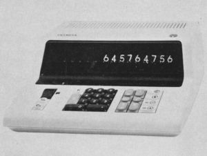 Electronic-Rechner, anzeigend, CD 700