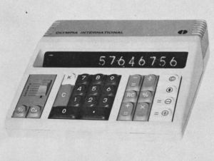 Electronic-Rechner, anzeigend, CD 401