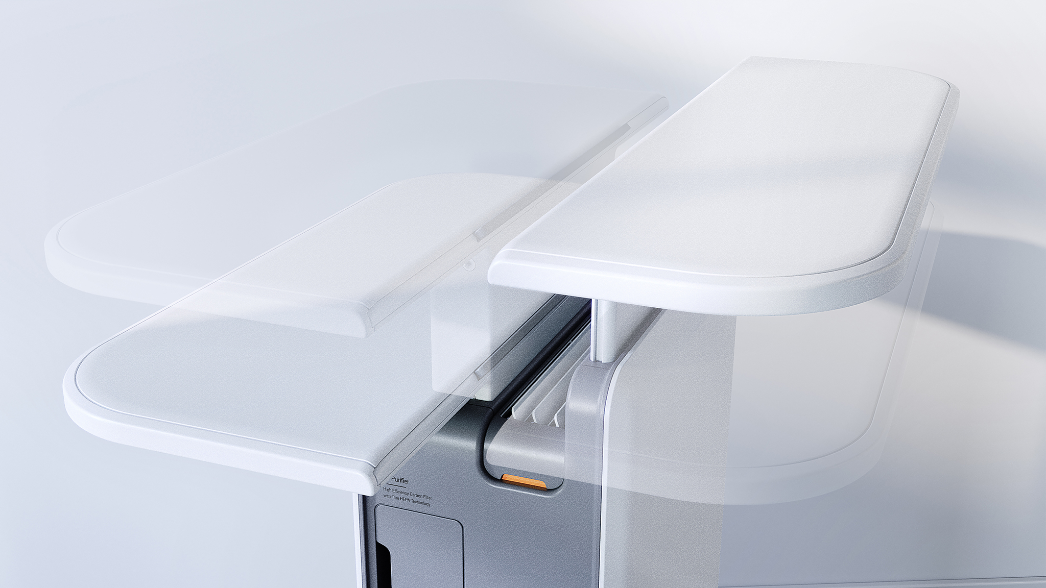 Air purifying workstation