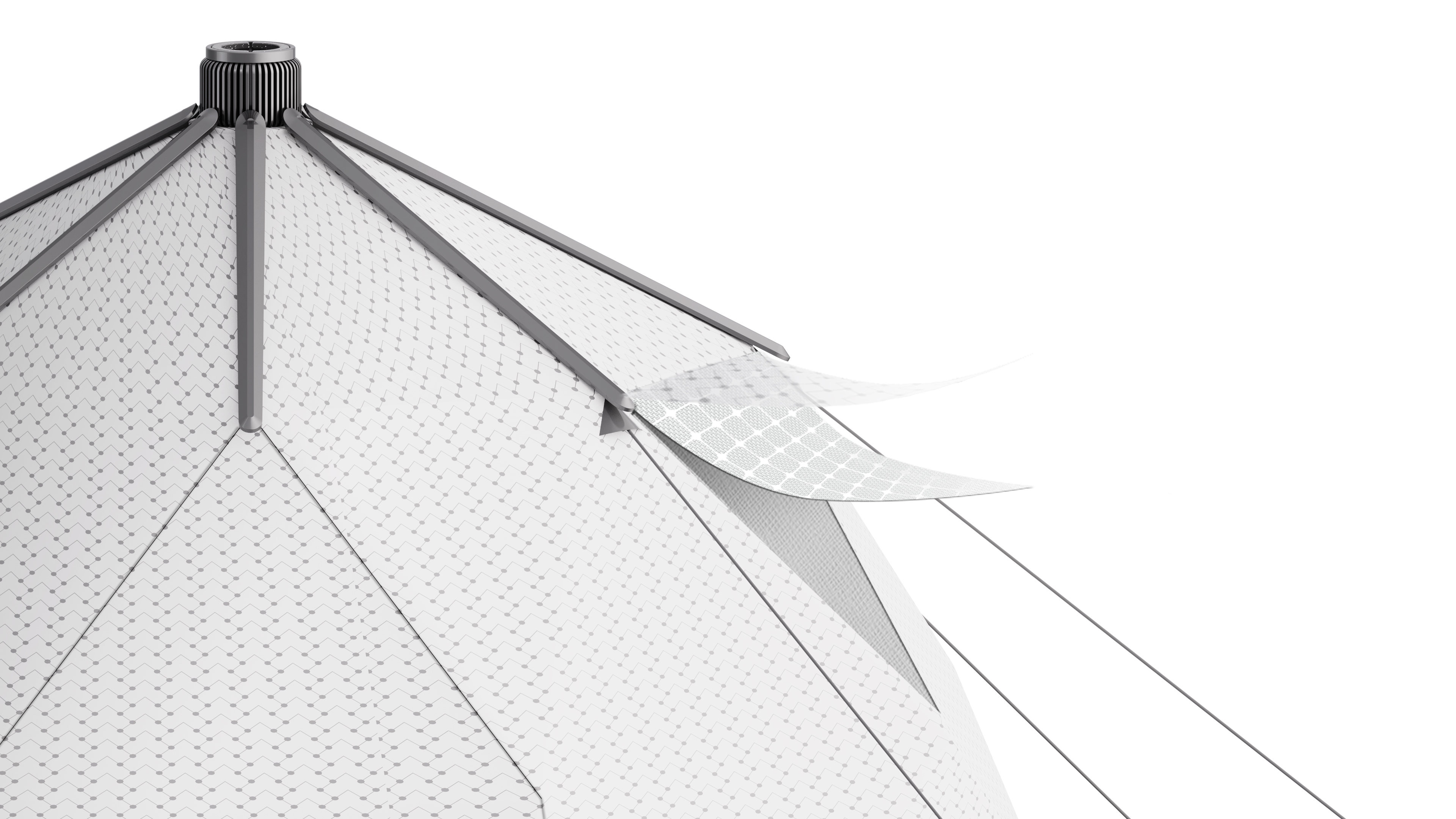 Solar-Powered Camping Tent Air Conditioner