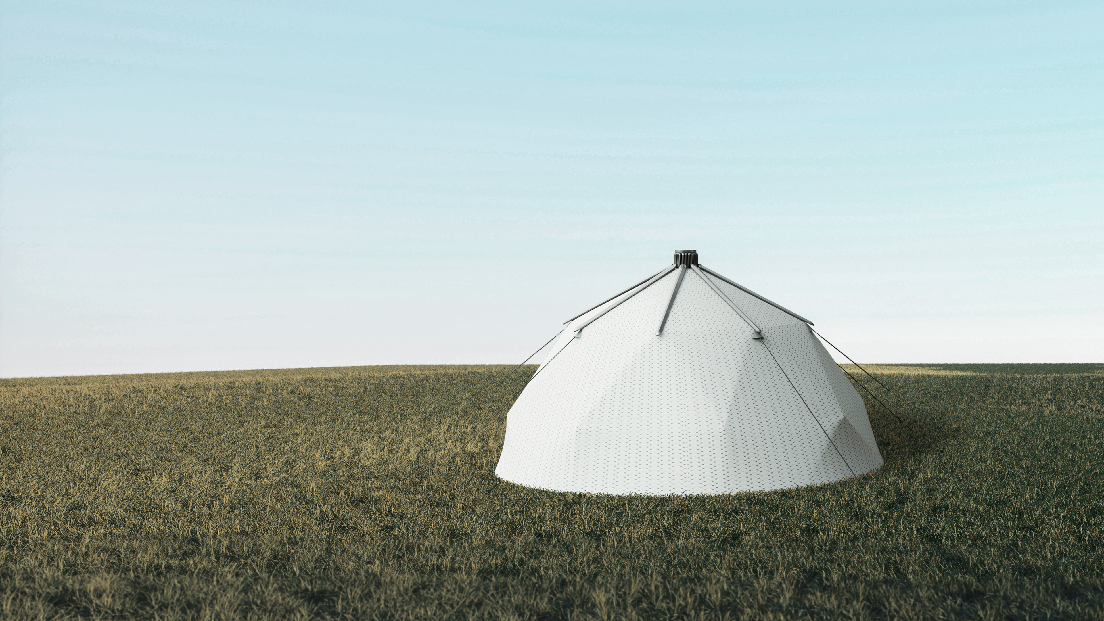 Solar-Powered Camping Tent Air Conditioner