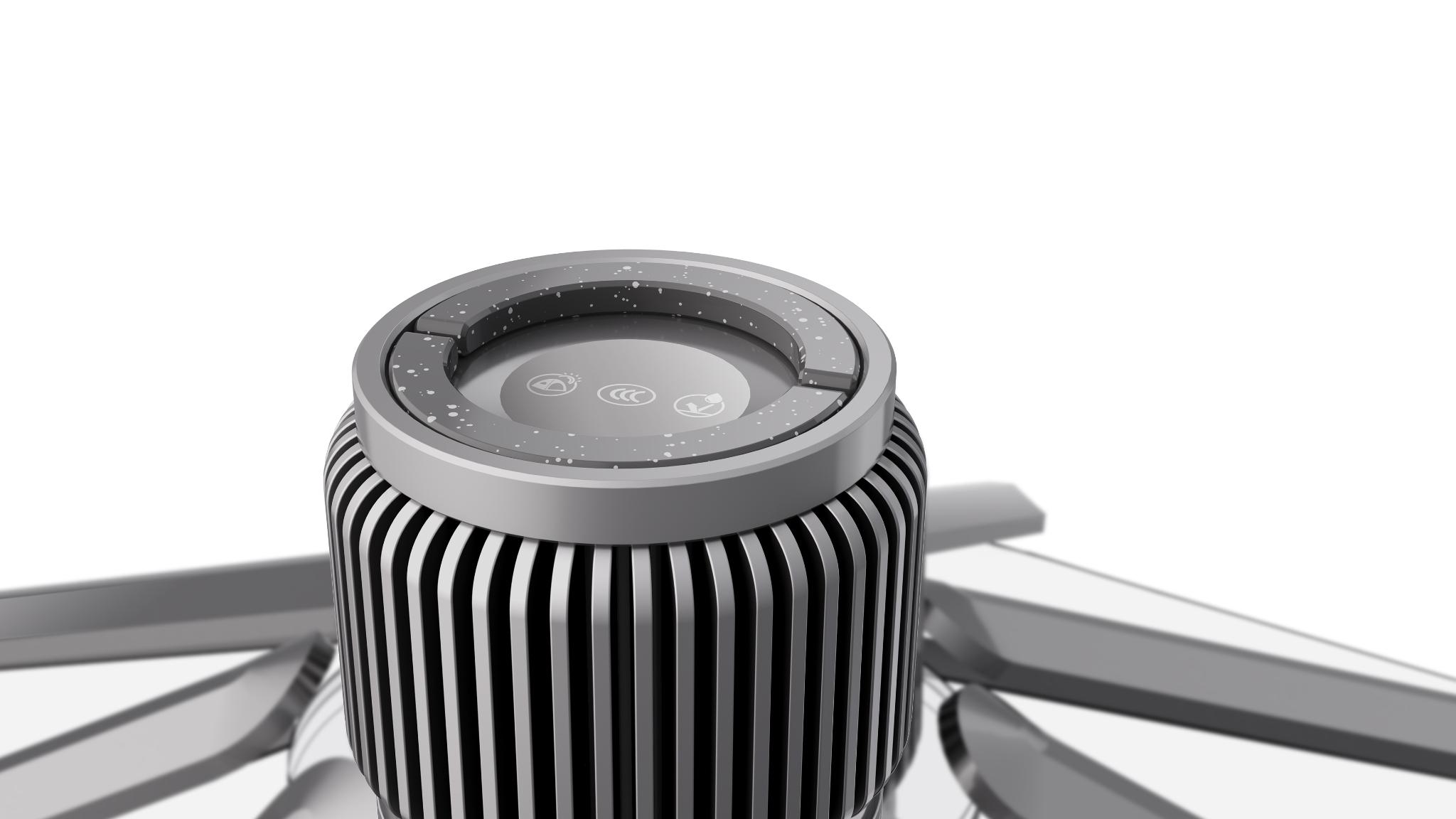 Solar-Powered Camping Tent Air Conditioner