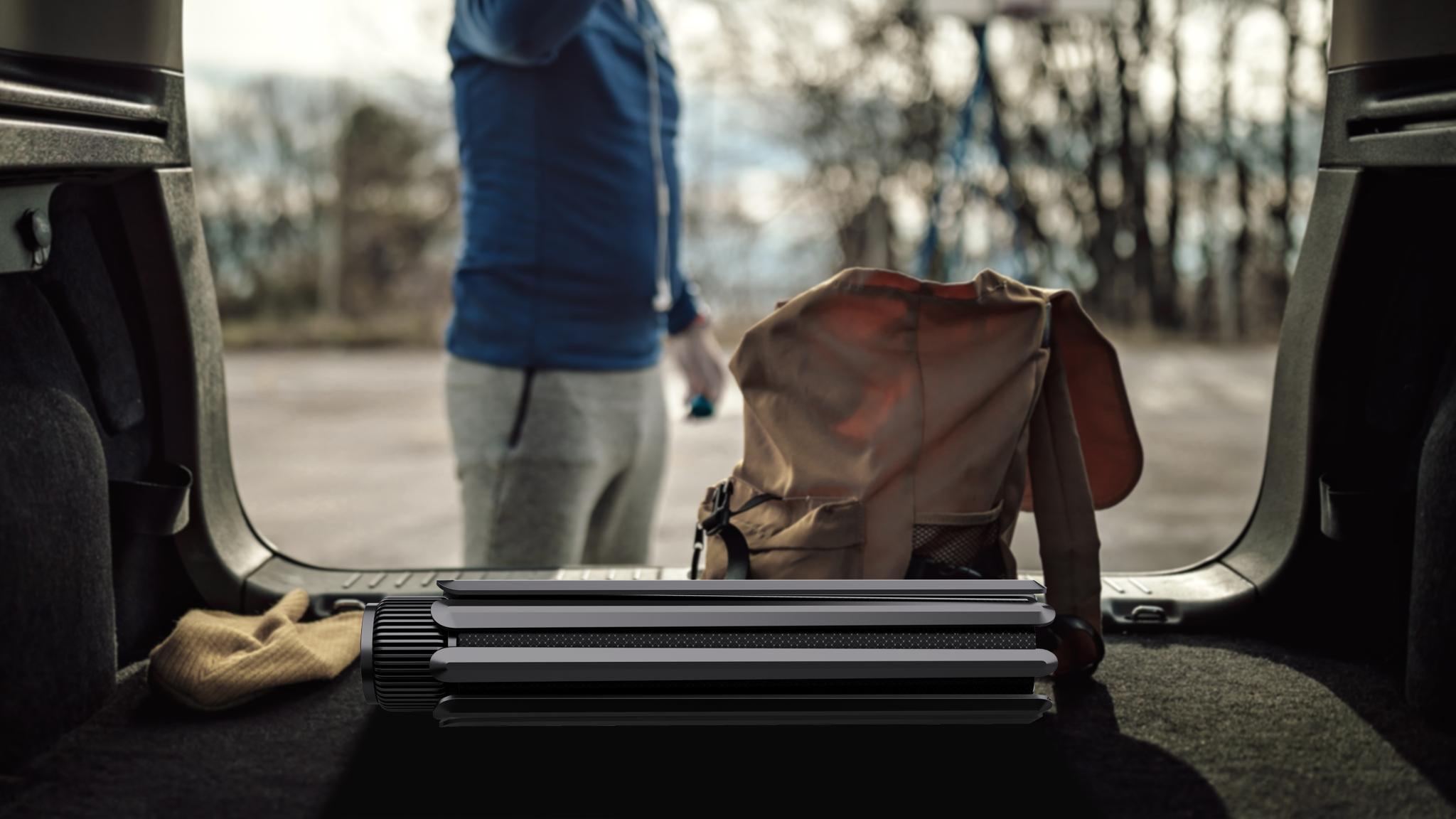 Solar-Powered Camping Tent Air Conditioner