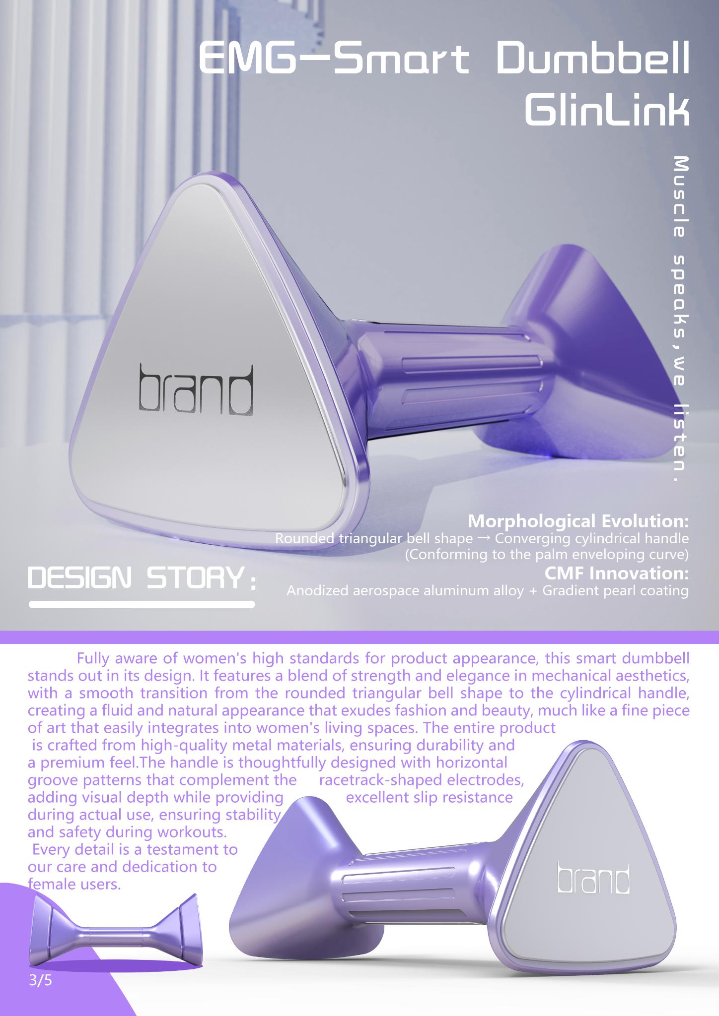 Smart Muscle-Monitoring Dumbbell: GlinLink