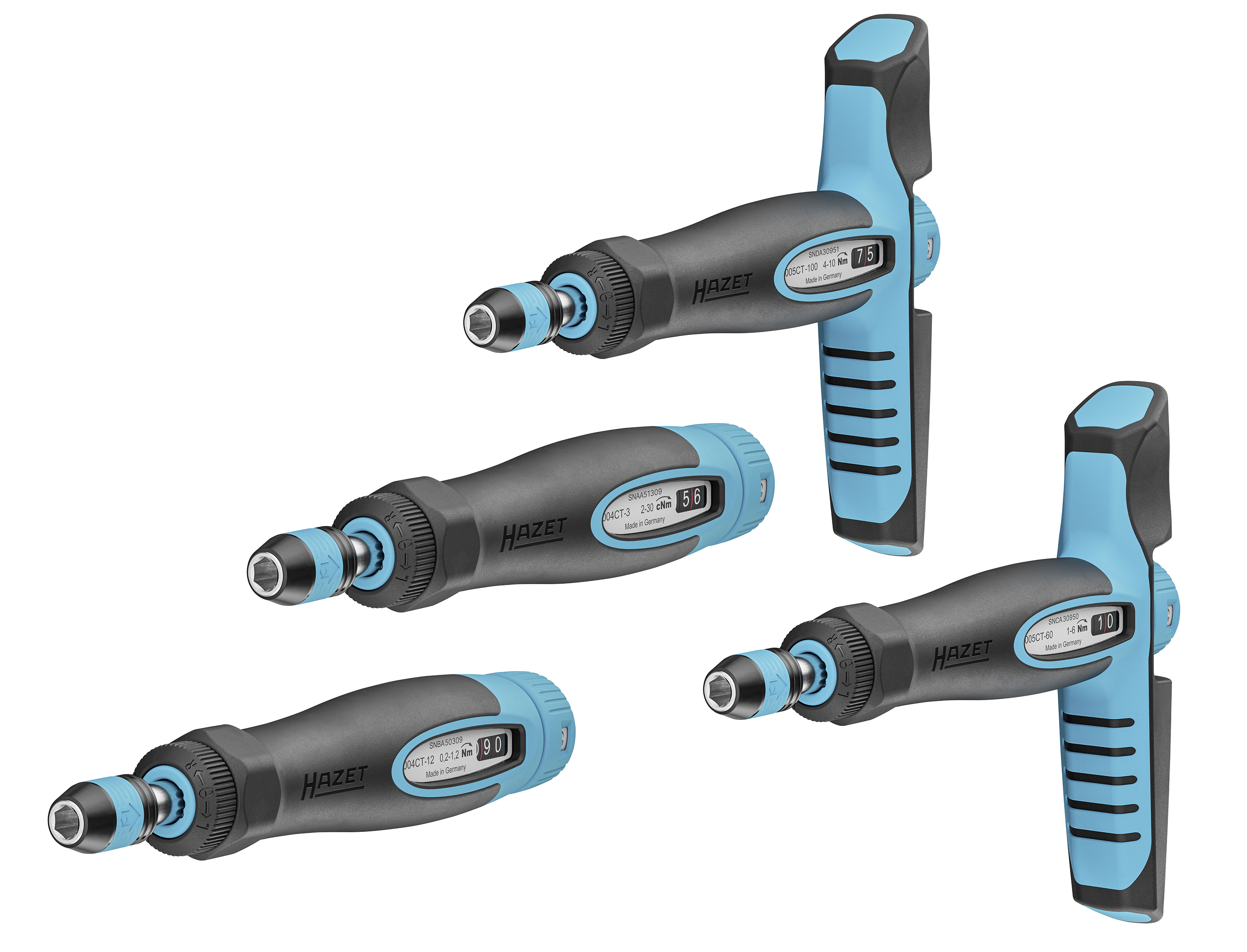 Torque screwdrivers for bits