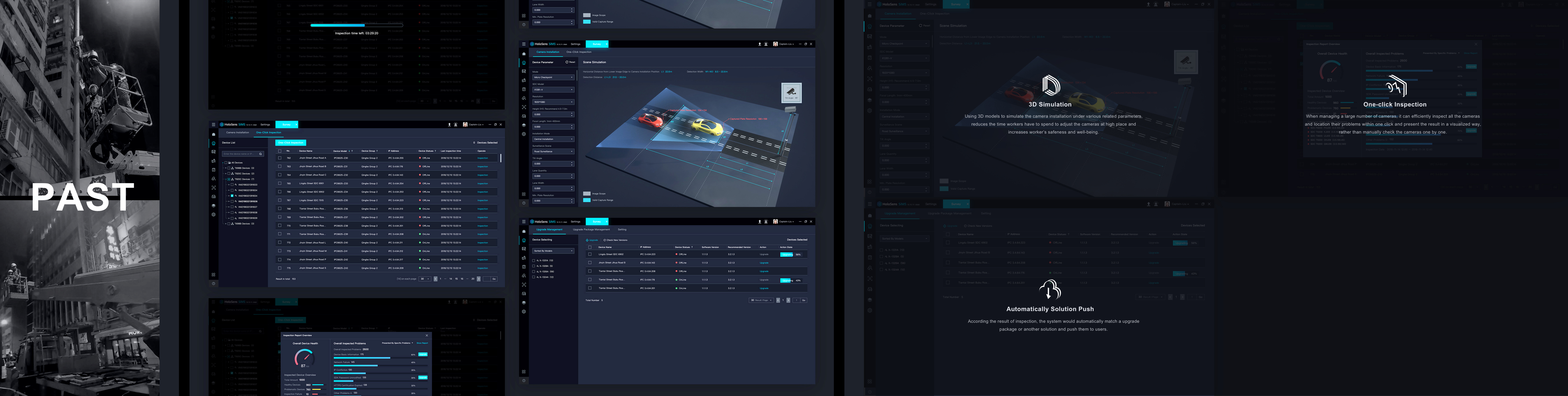 HoloSens management system (SiMS)