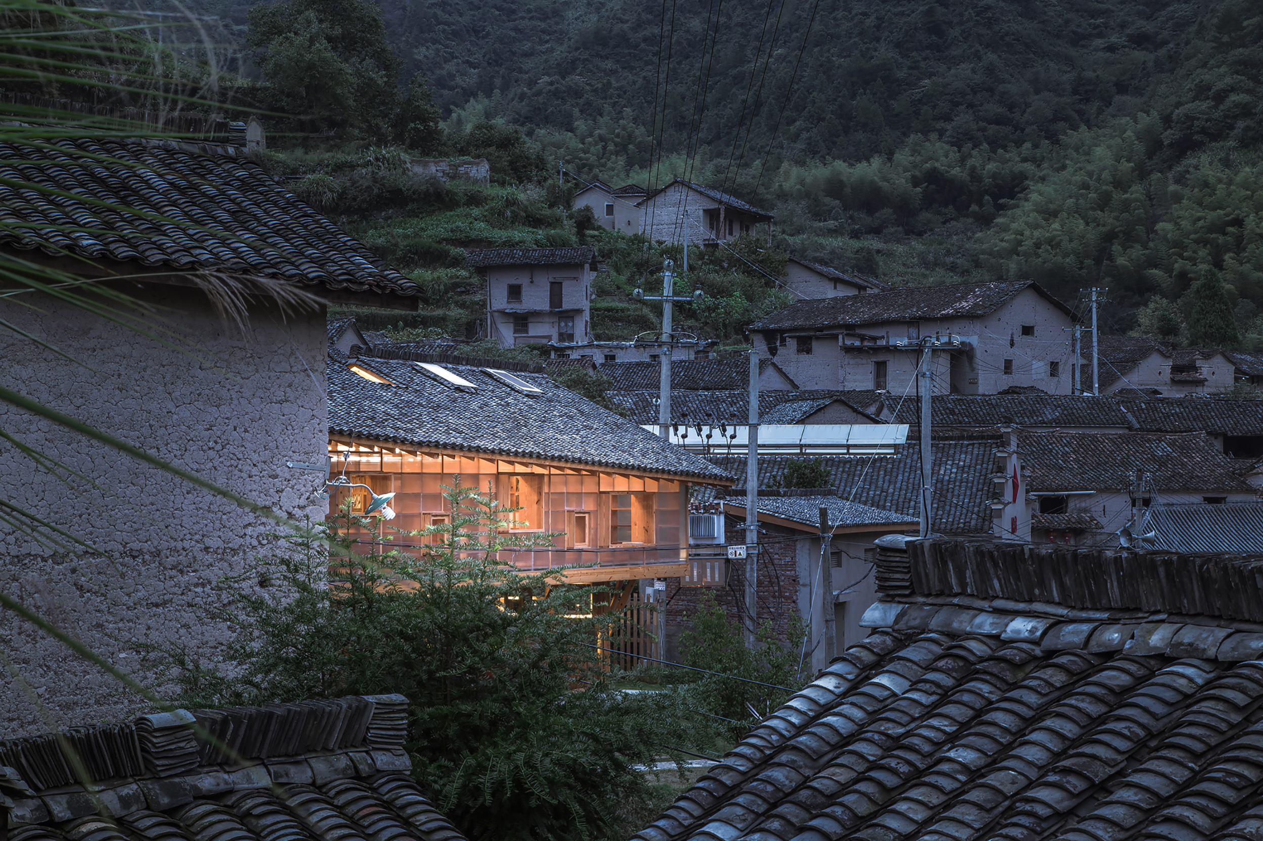 Mountain House in Mist