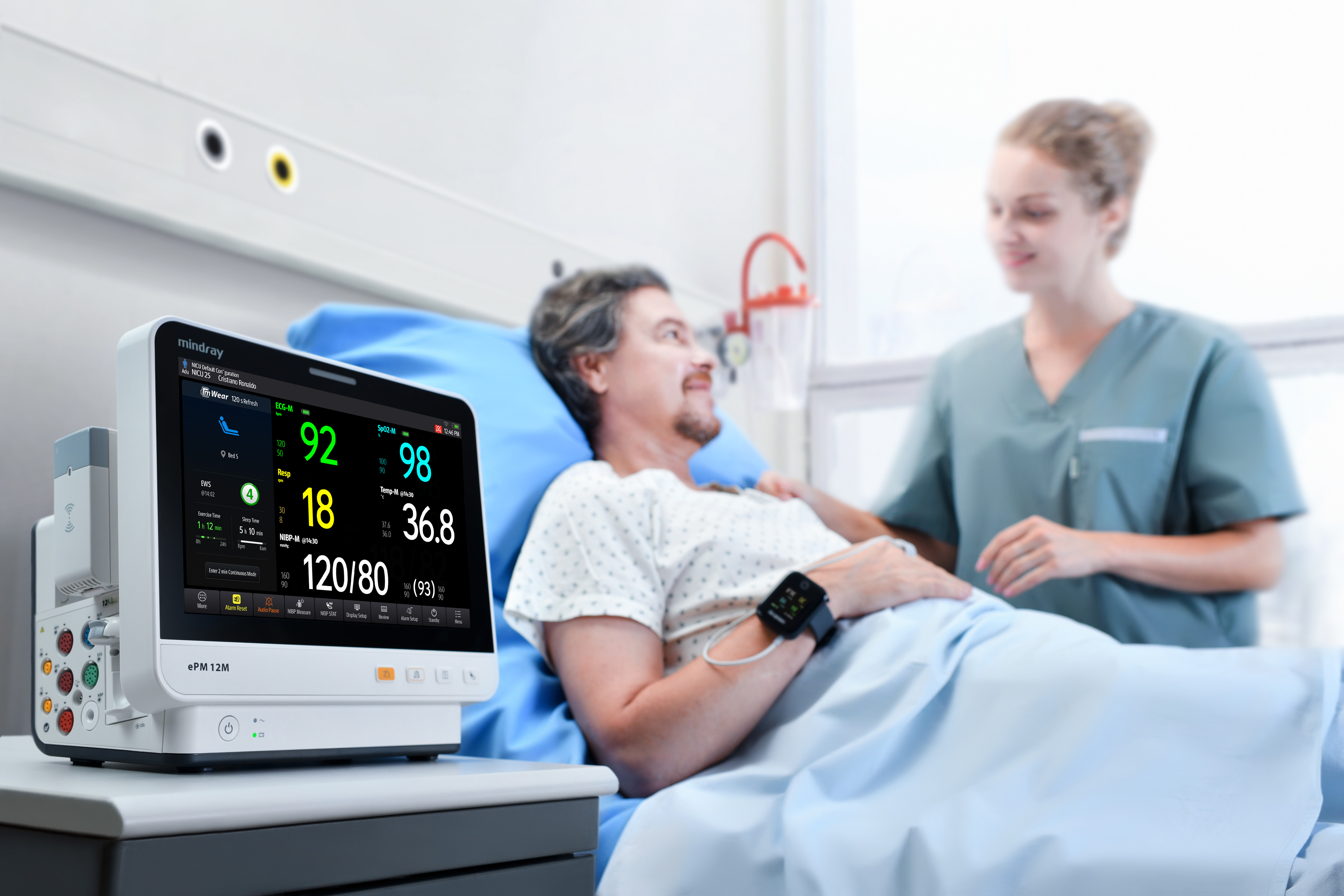 mWear wearable patient monitoring system