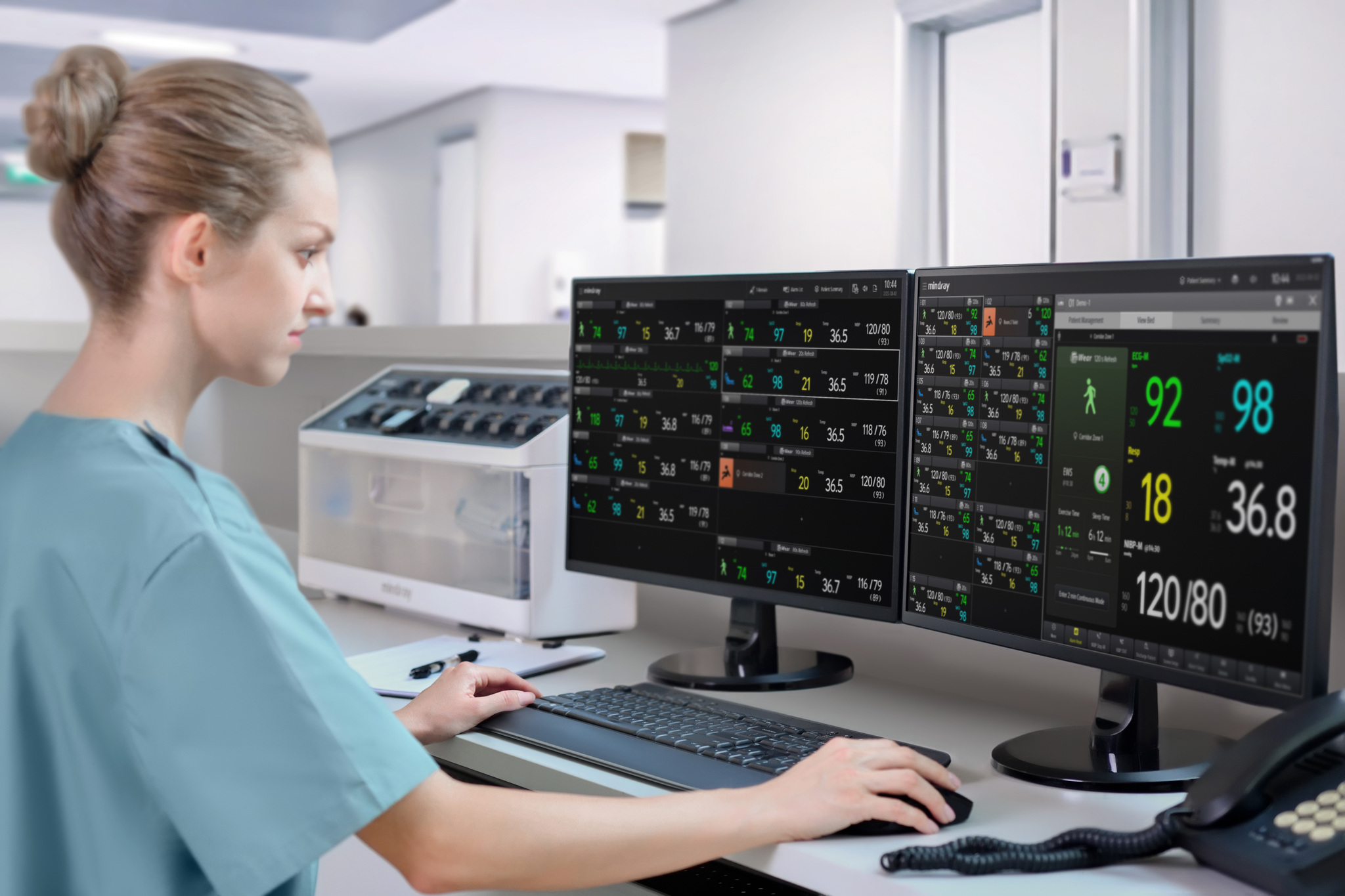 mWear wearable patient monitoring system