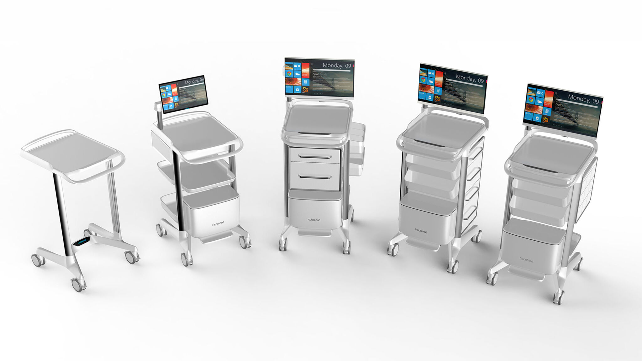 Nubomed X5000 series nursing trolley