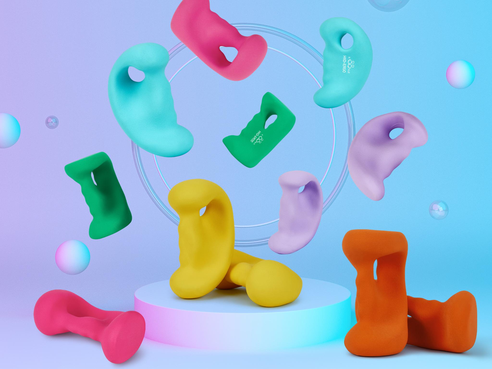 ERGONOMIC EAR DUMBBELLS