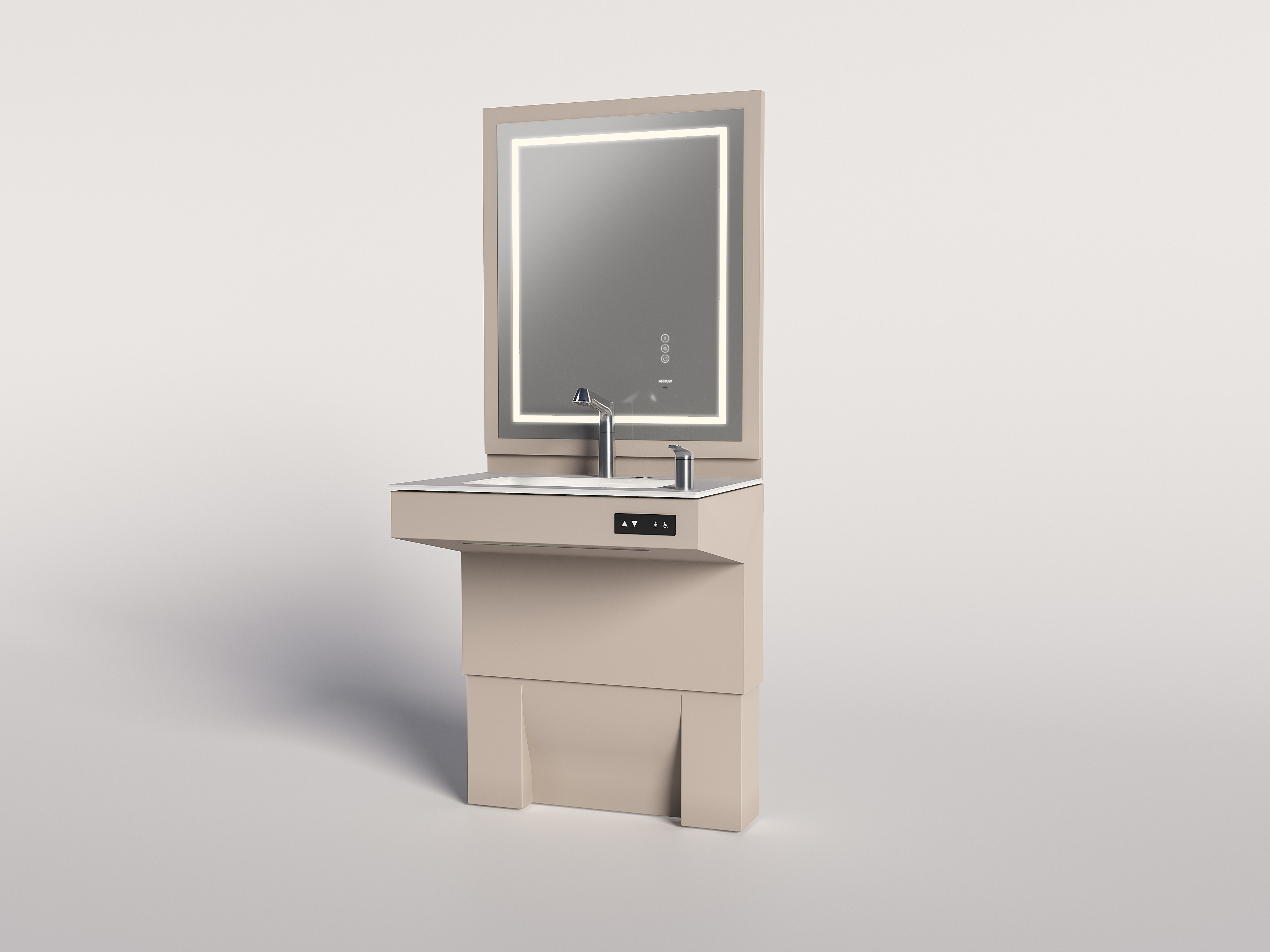 Harmony series Liftable bathroom cabinet