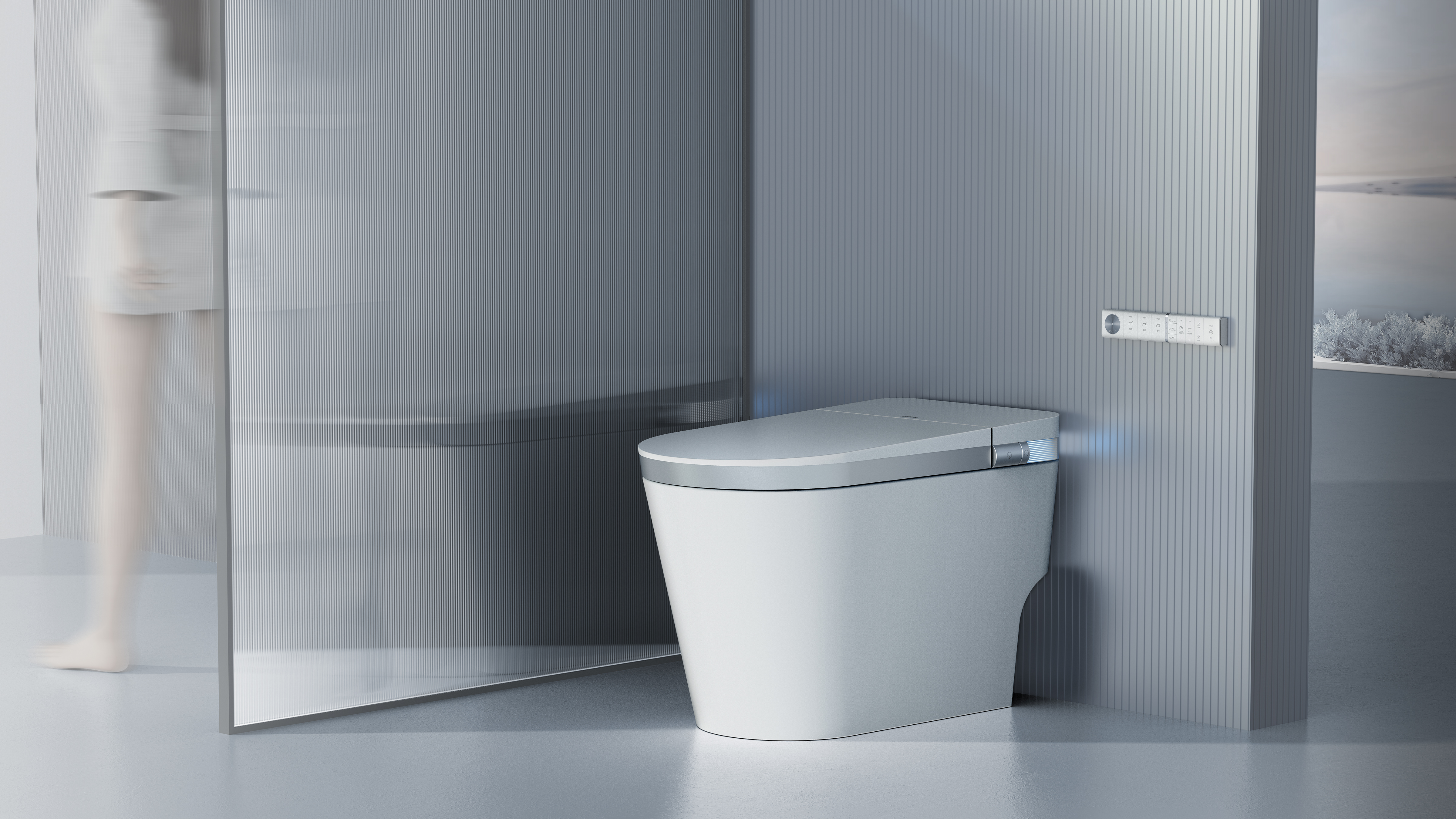 "Chasing Light" Smart Toilet