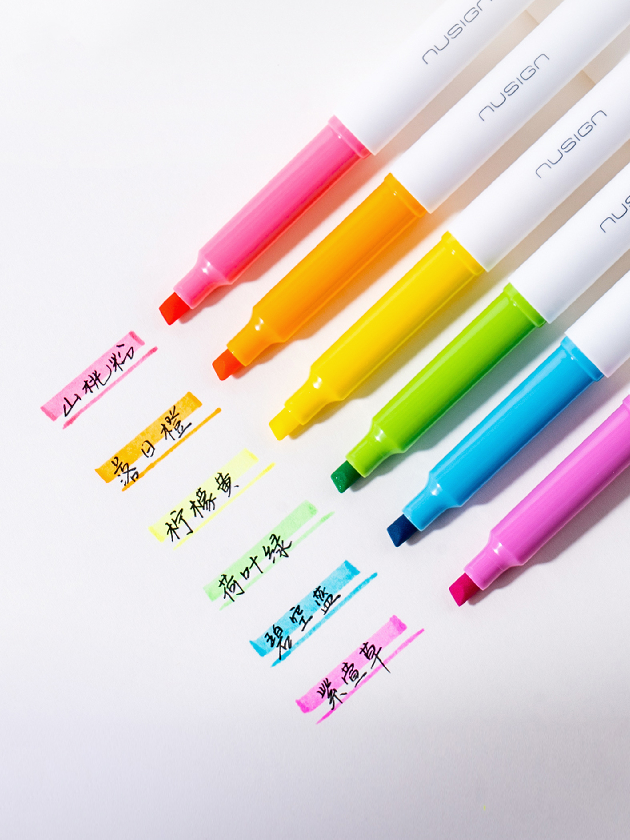 Nusign Dual Tip 2-Color Anti-smudge Highlighter