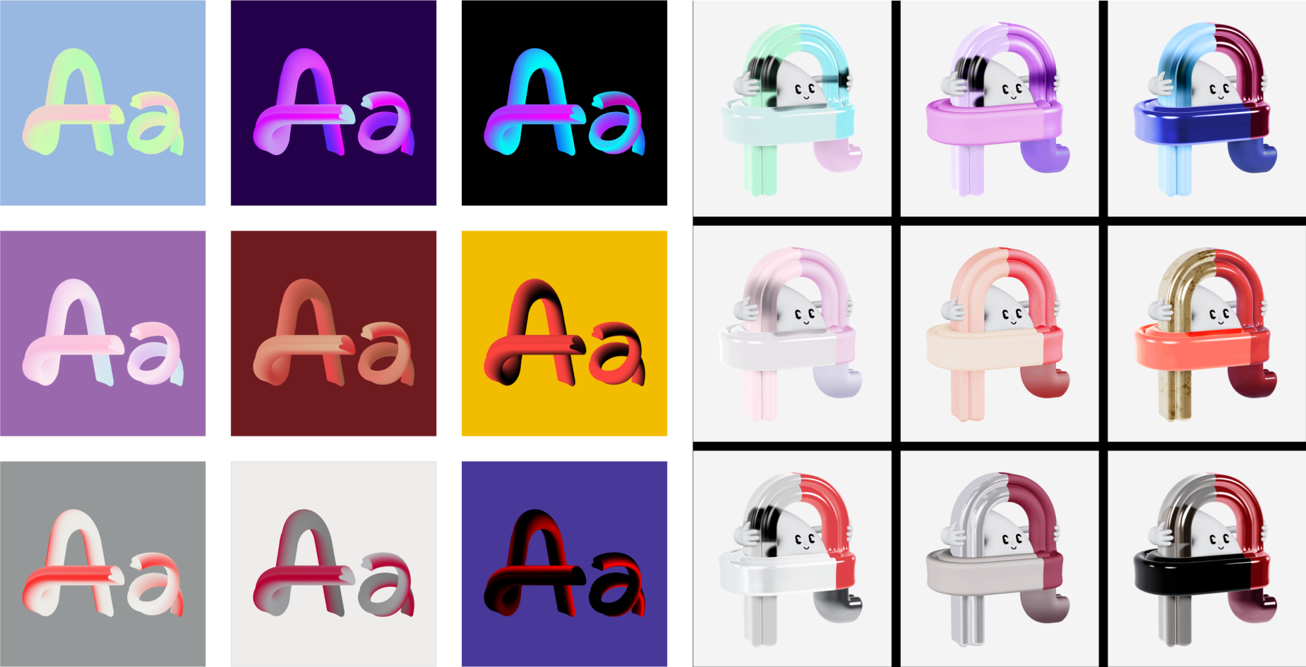 Alphabet Character Generator-Typography System