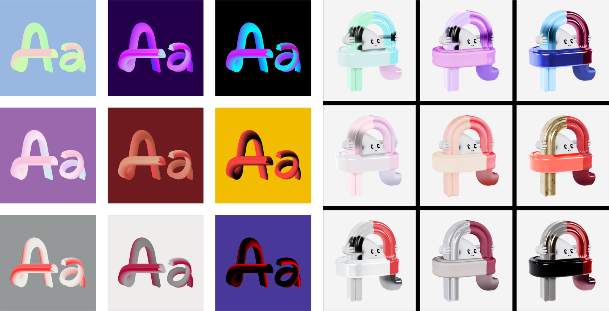 Alphabet Character Generator-Typography System