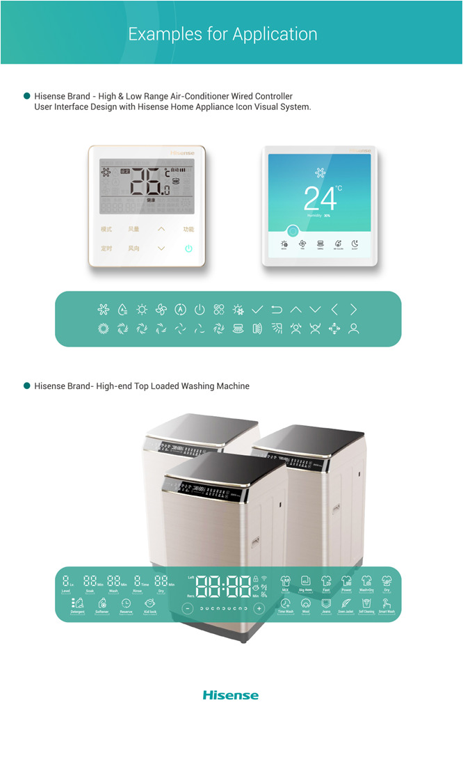 Hisense Home Appliance Icon Visual System