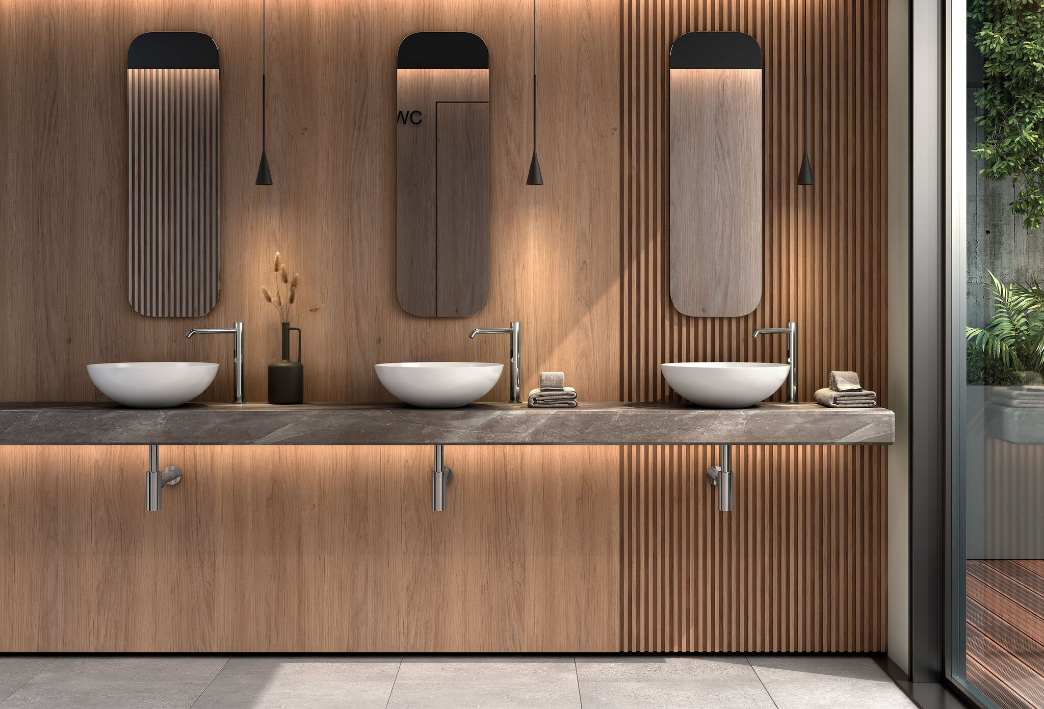 GENEBRE- BASIN MIXER WITH SENSOR
