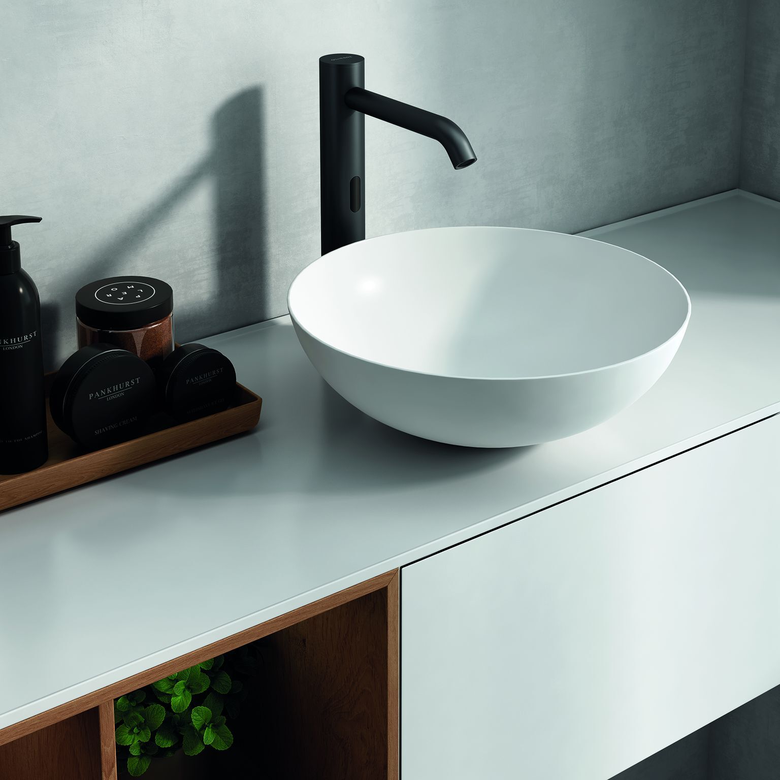 GENEBRE- BASIN MIXER WITH SENSOR
