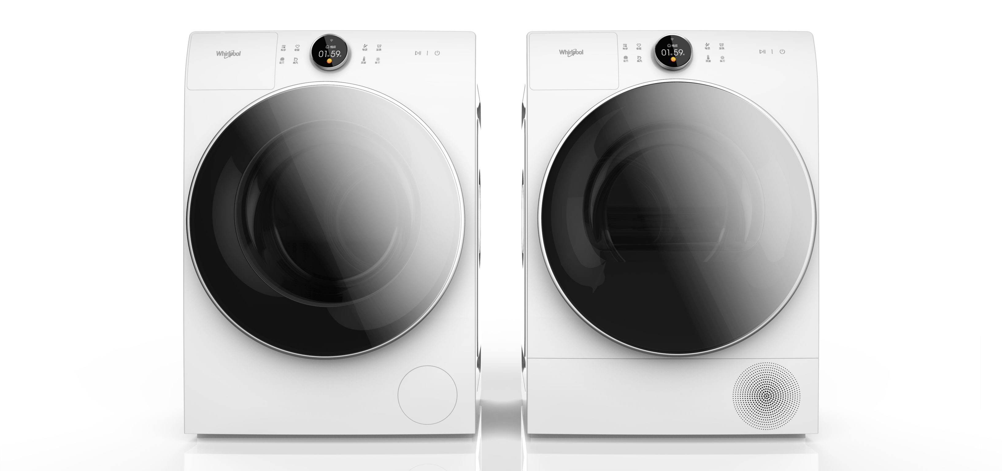 WDD10924BASW WHR Washer + WHR Dryer
