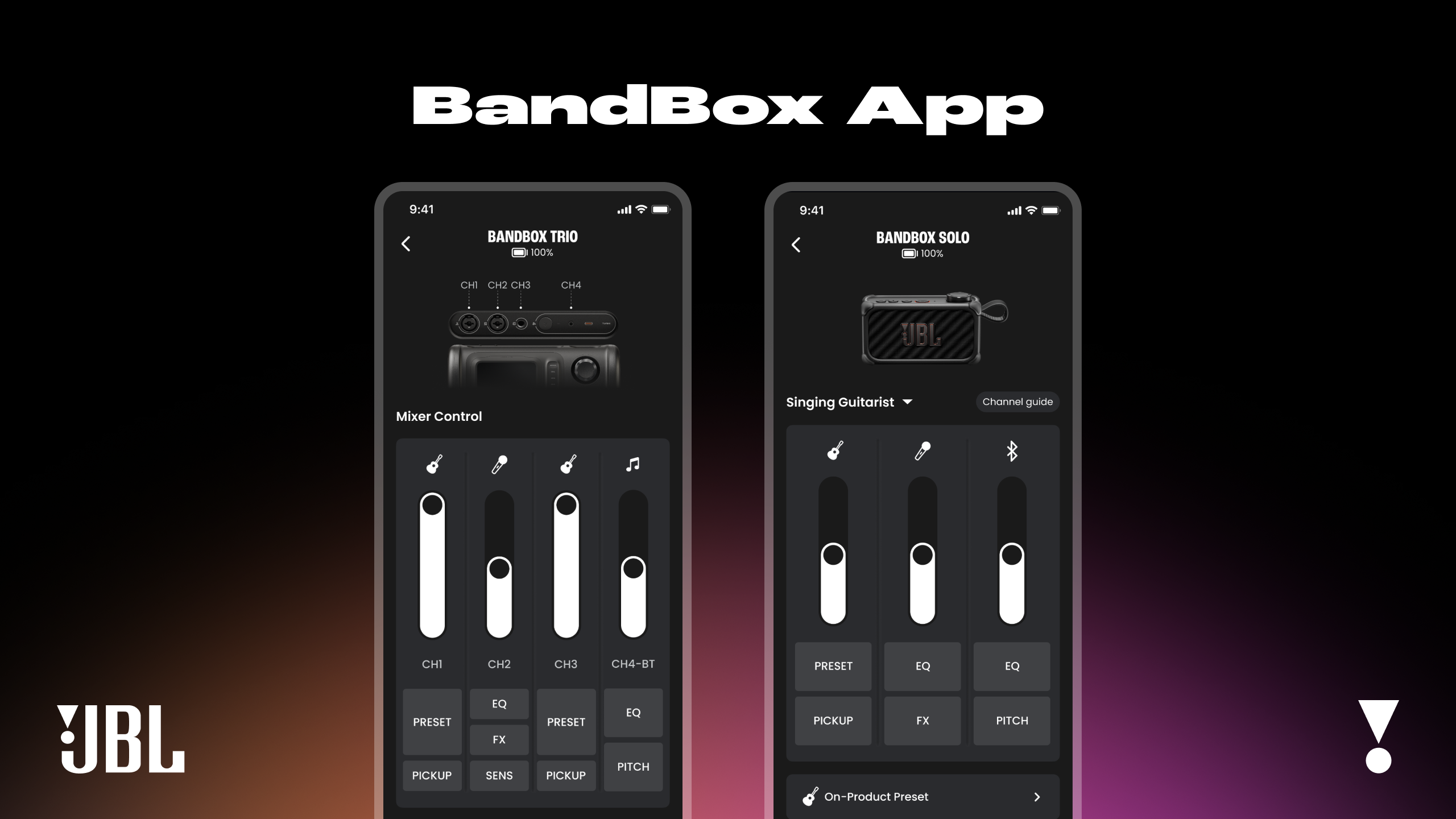 JBL BandBox App Experience