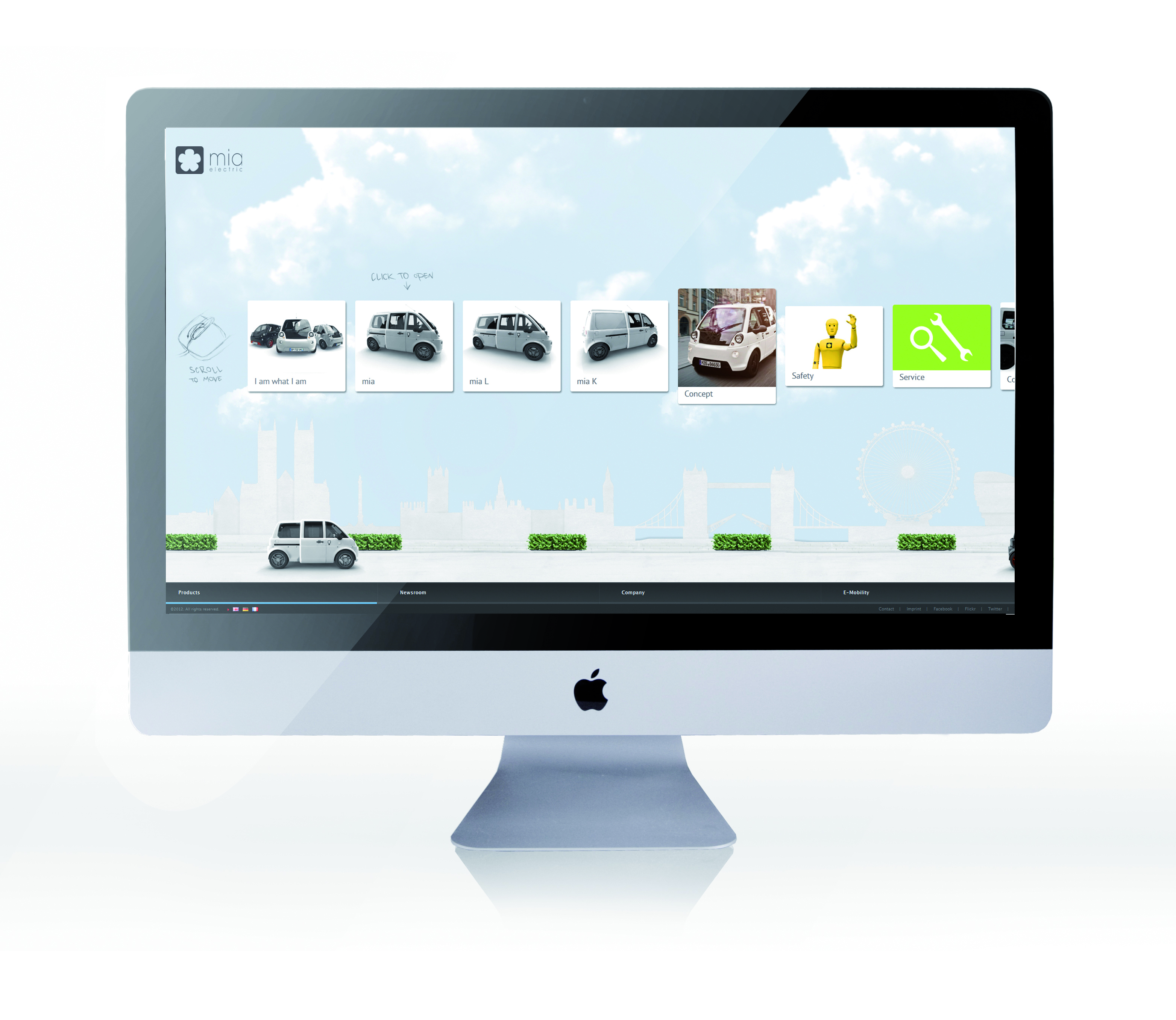 mia electric Website