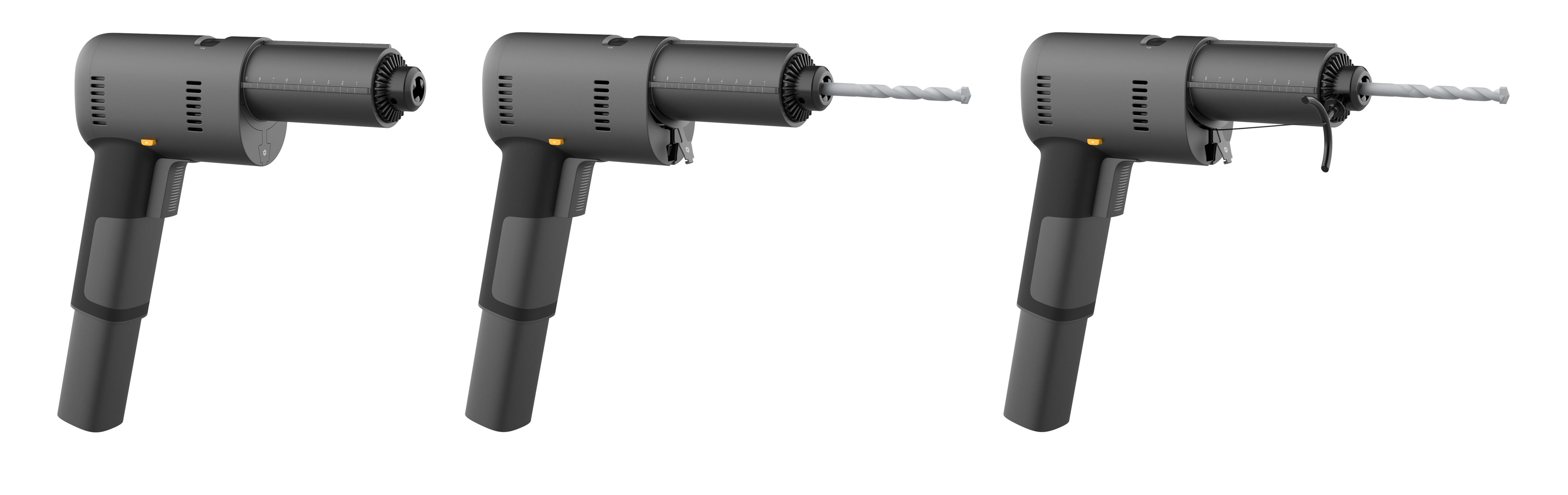 impact drill for dust proof & vertical positioning