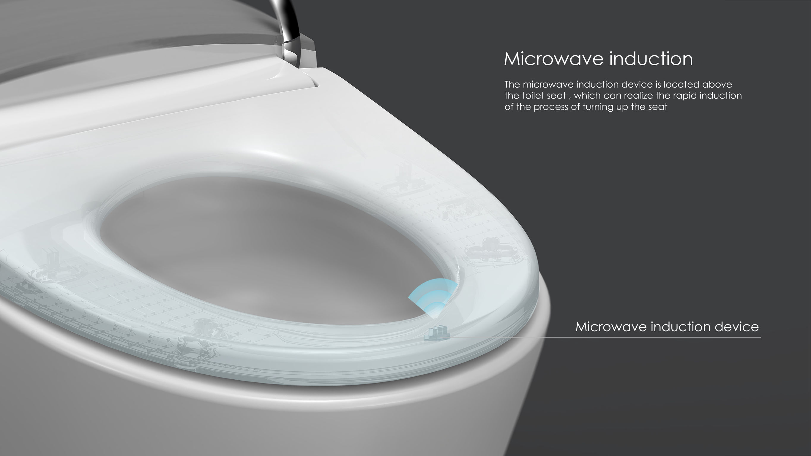 0-touch smart toilet