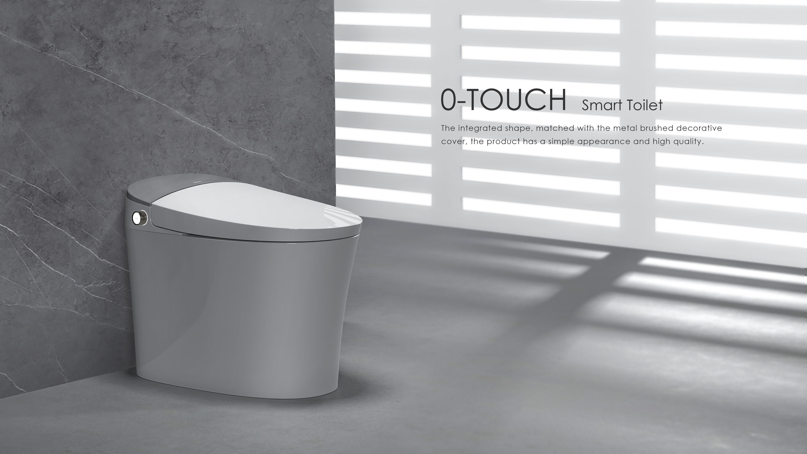 0-touch smart toilet