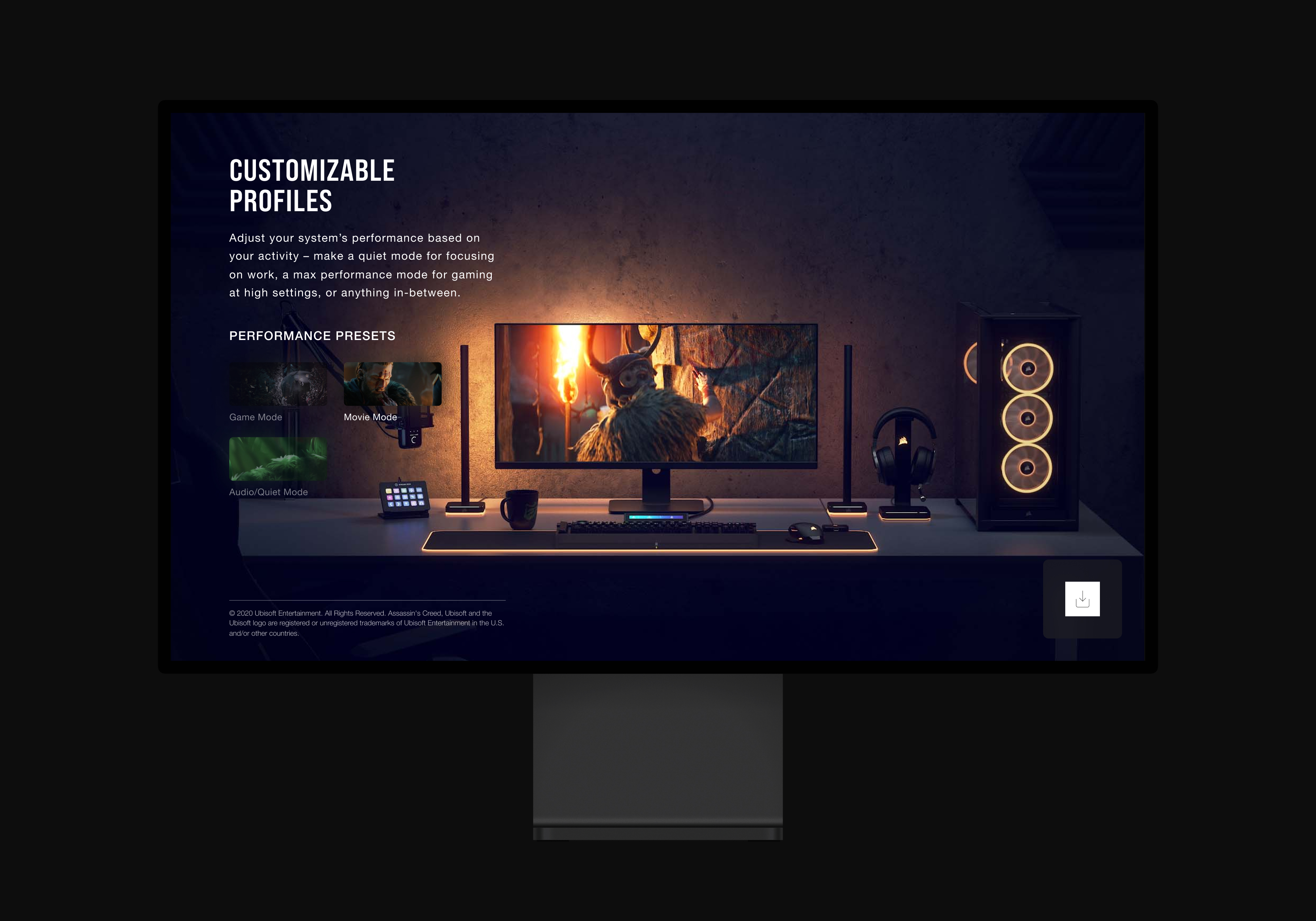 Corsair iCUE Website