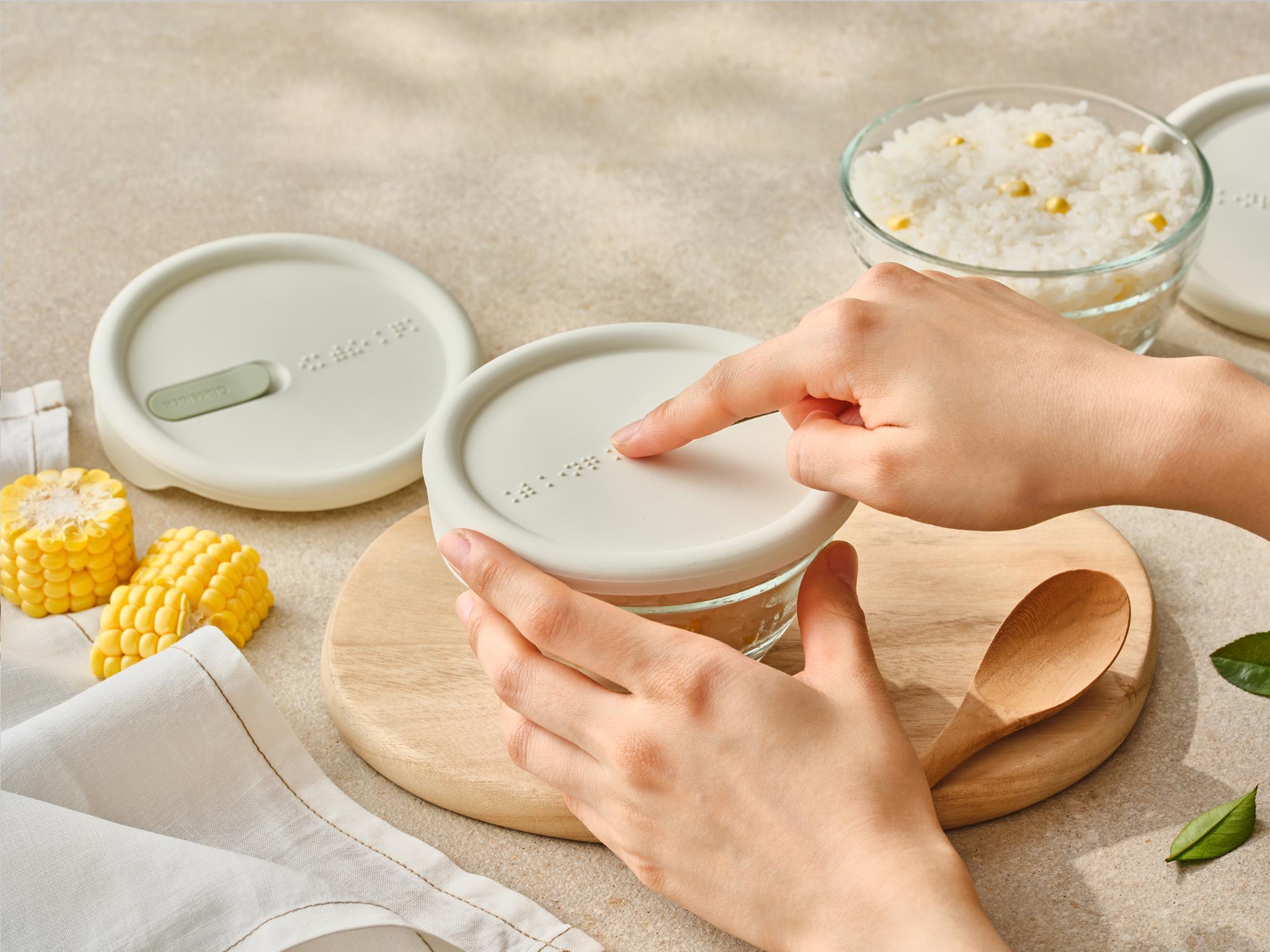 Glasslock Range Cook-Rice for The Blind