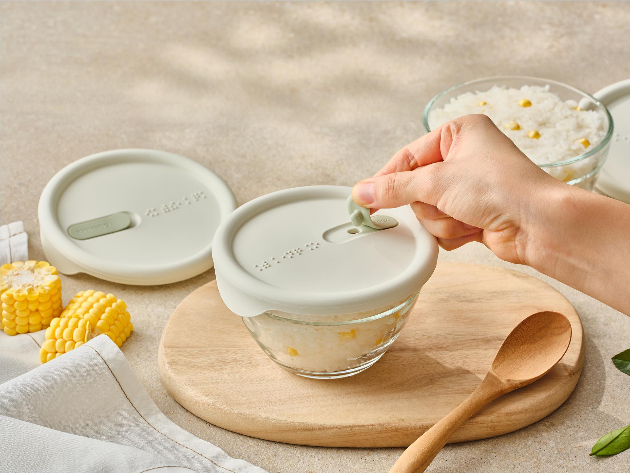 Glasslock Range Cook-Rice for The Blind