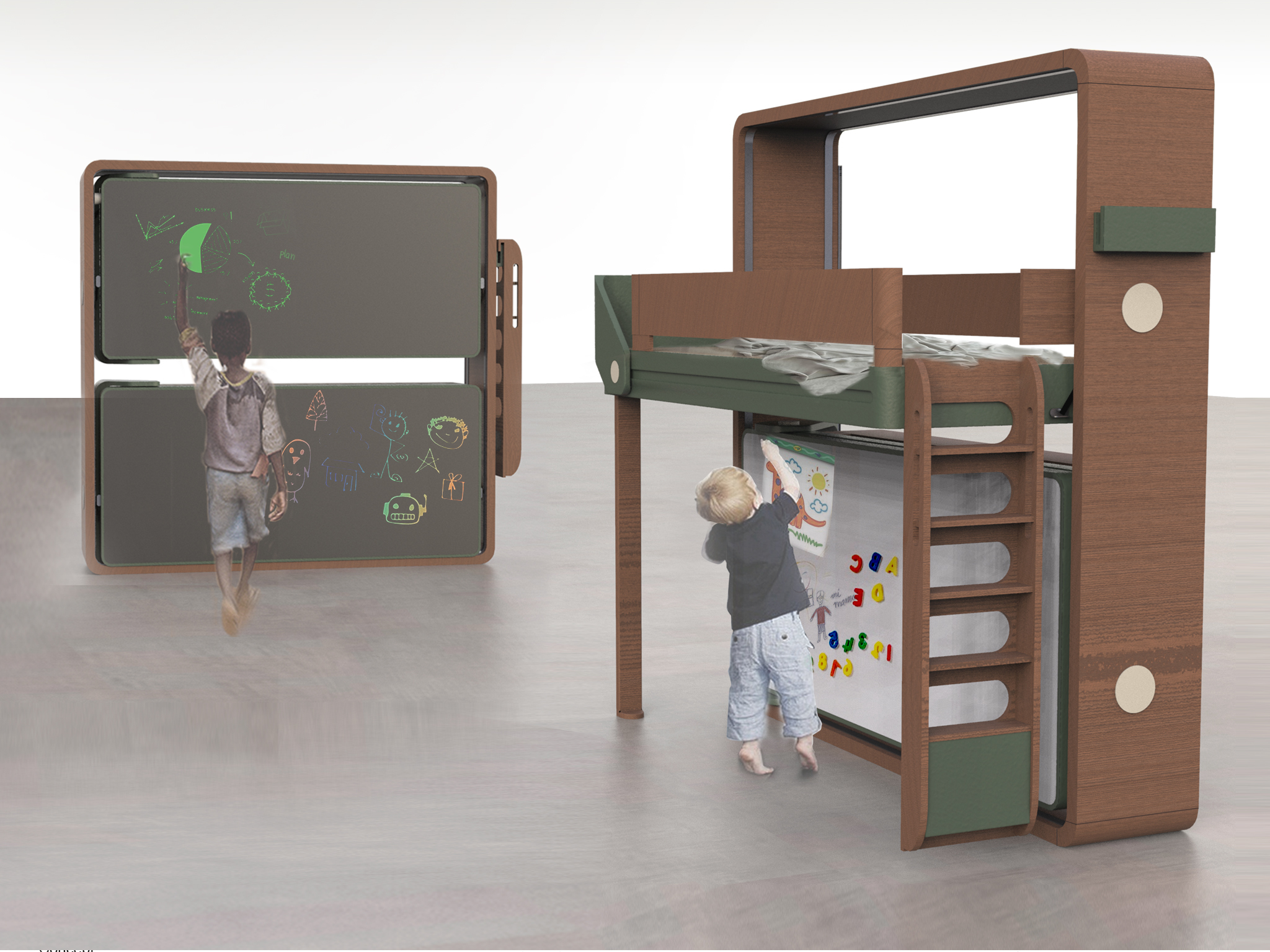 Children’s study bed