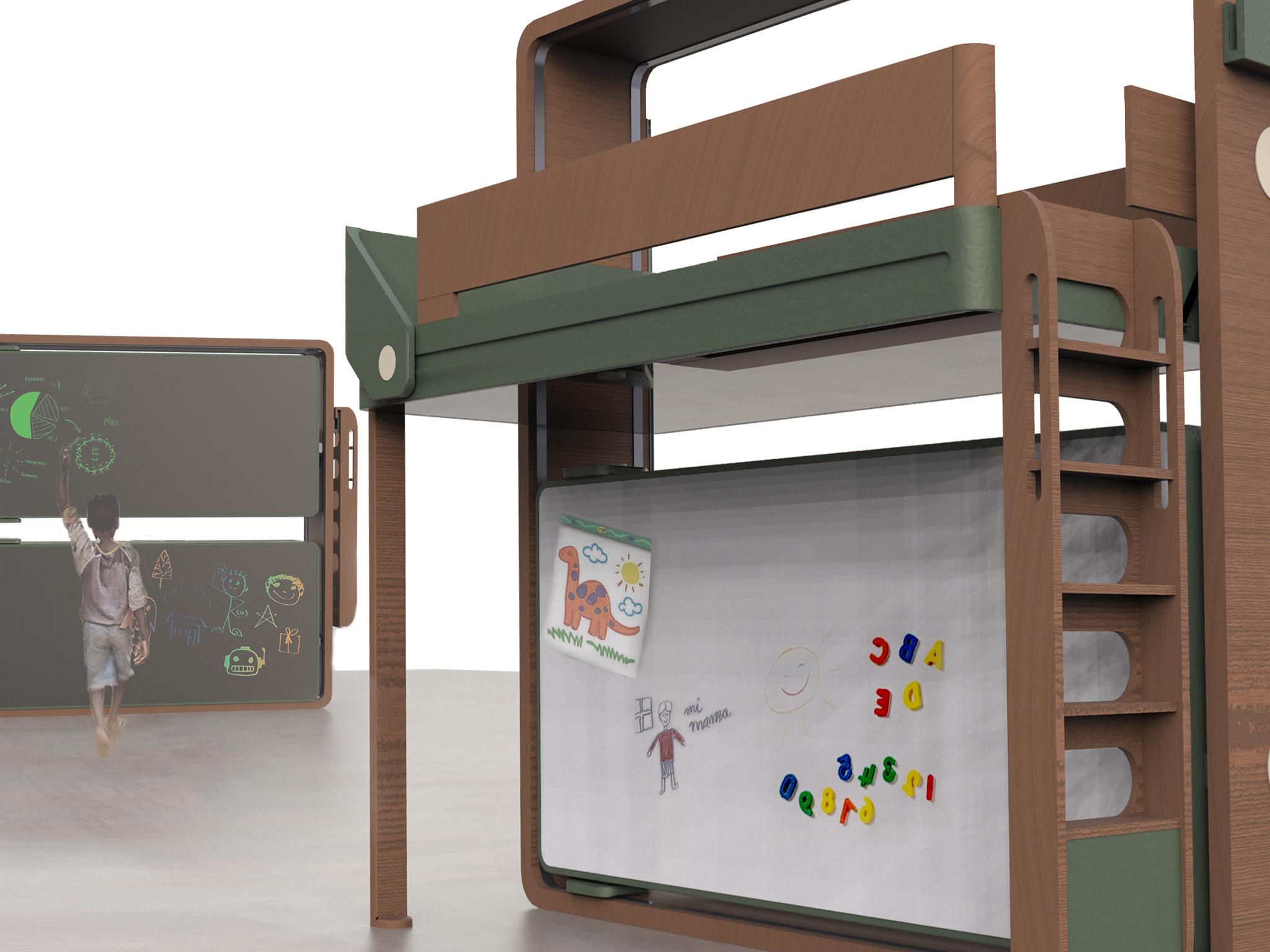 Children’s study bed