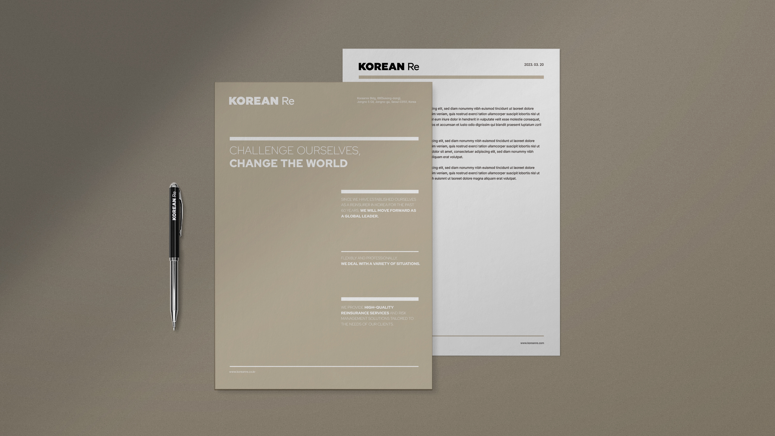 Challenge Ourselves, Change the World by Korean Re