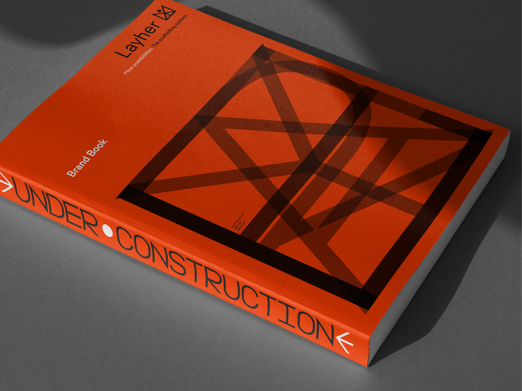 Layher - a brand design with a scaffolding system