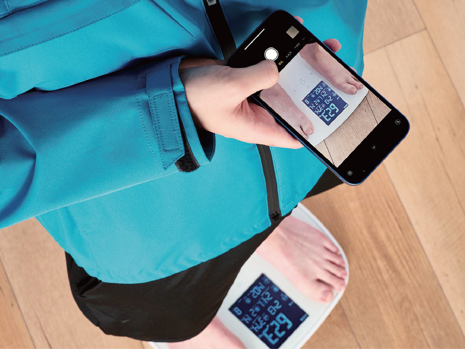 "ECLEAR" Big LCD Body composition meter