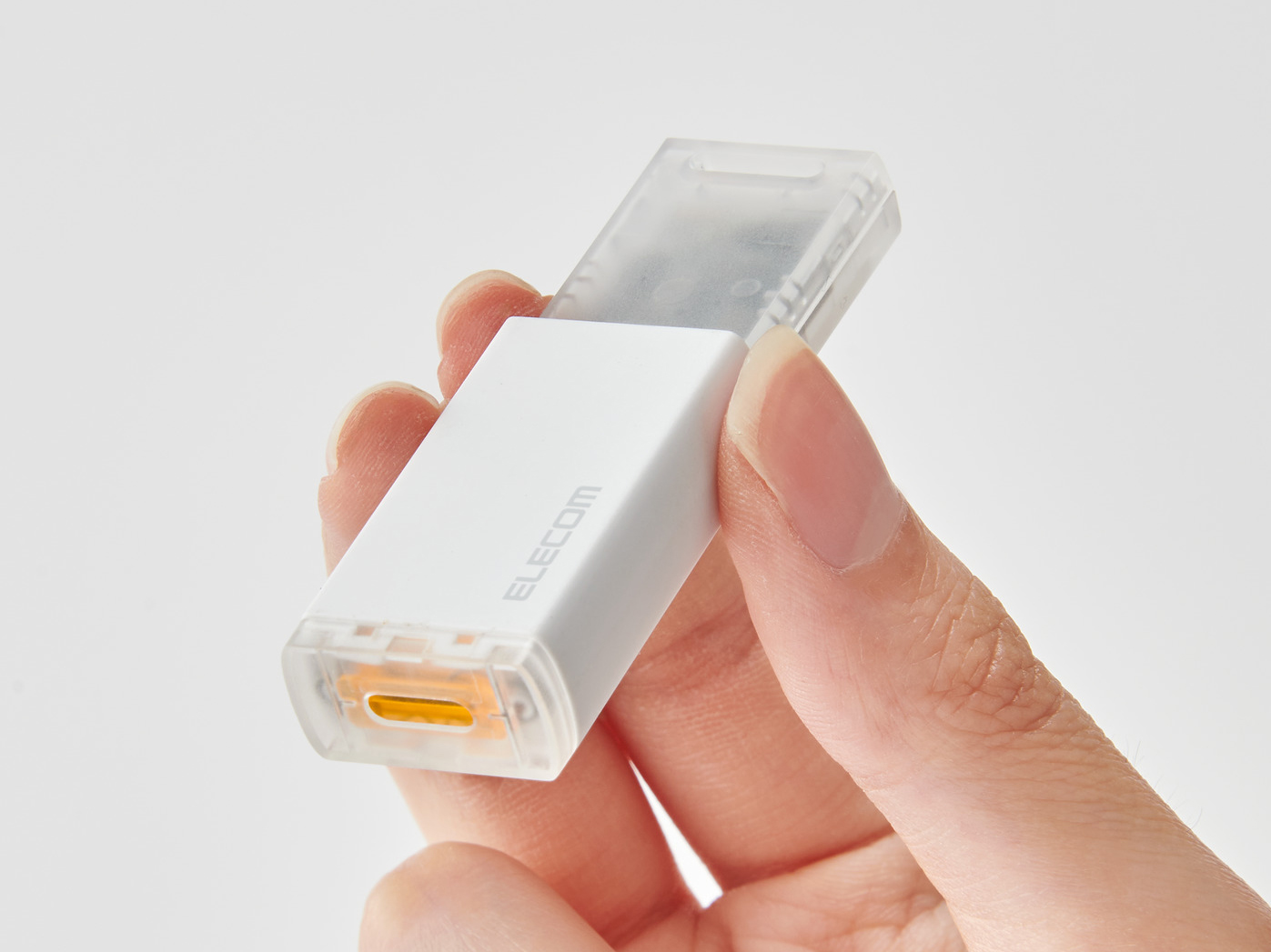 Knock shutter external SSD