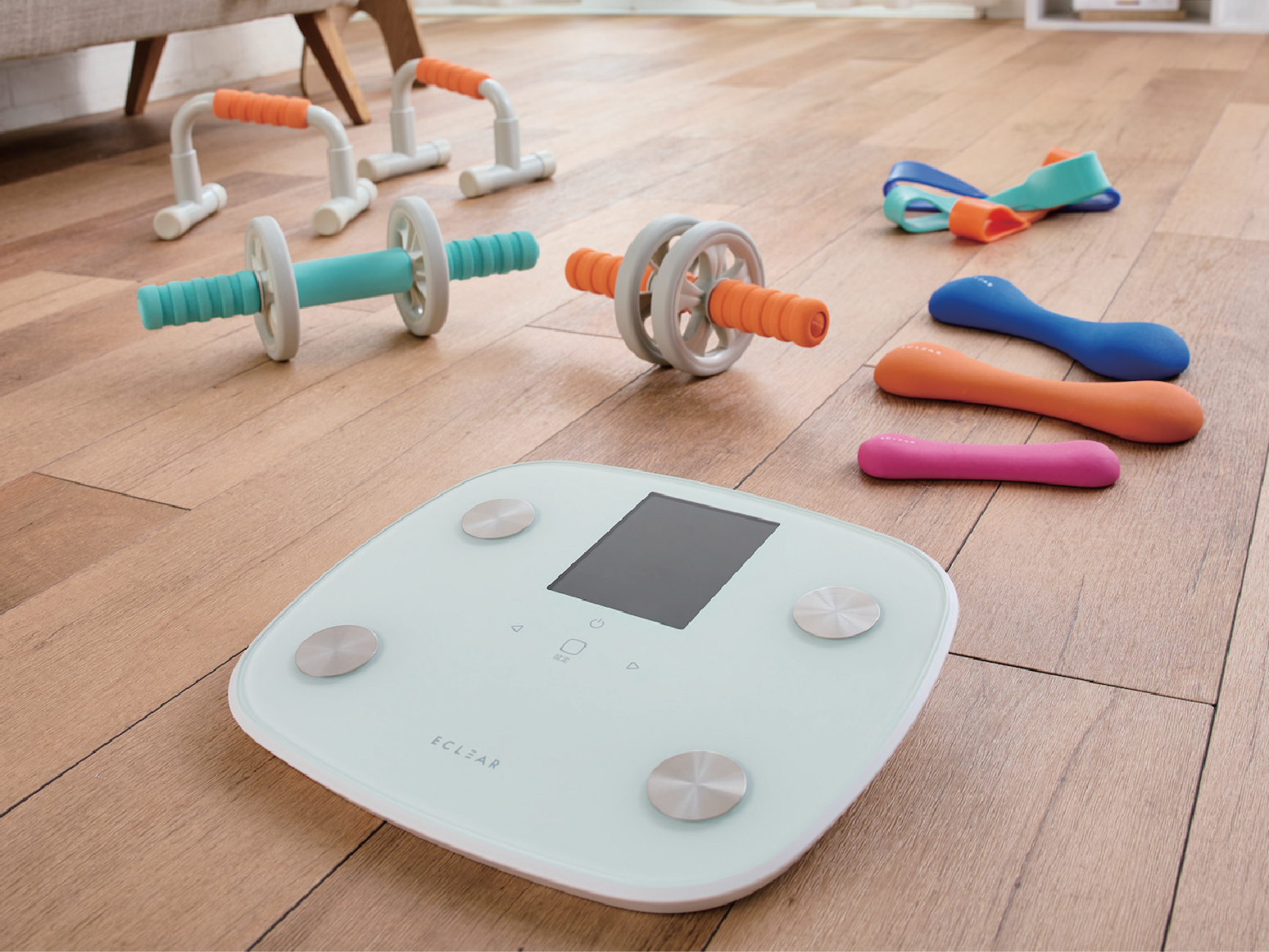 "ECLEAR" Big LCD Body composition meter
