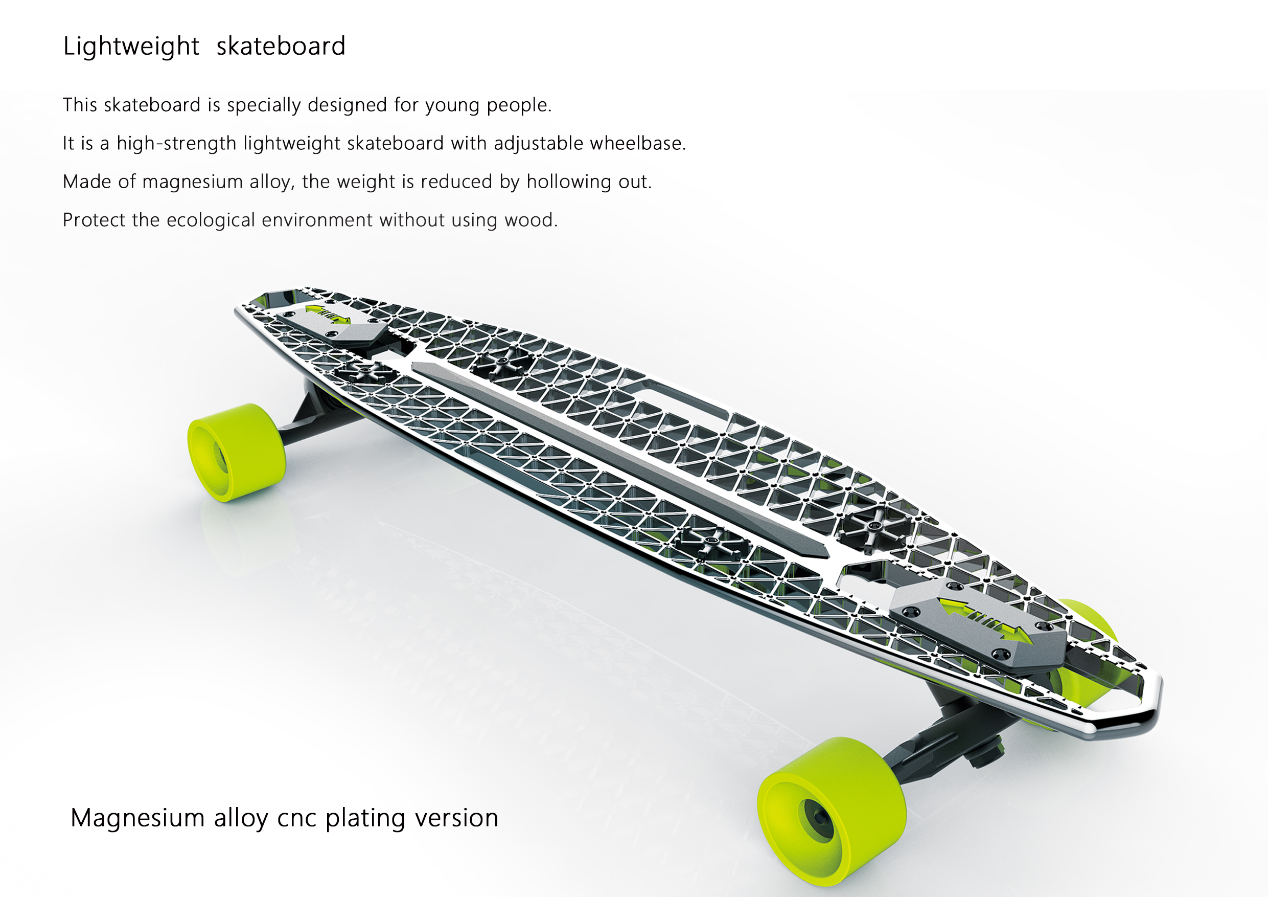 Lightweight  skateboard