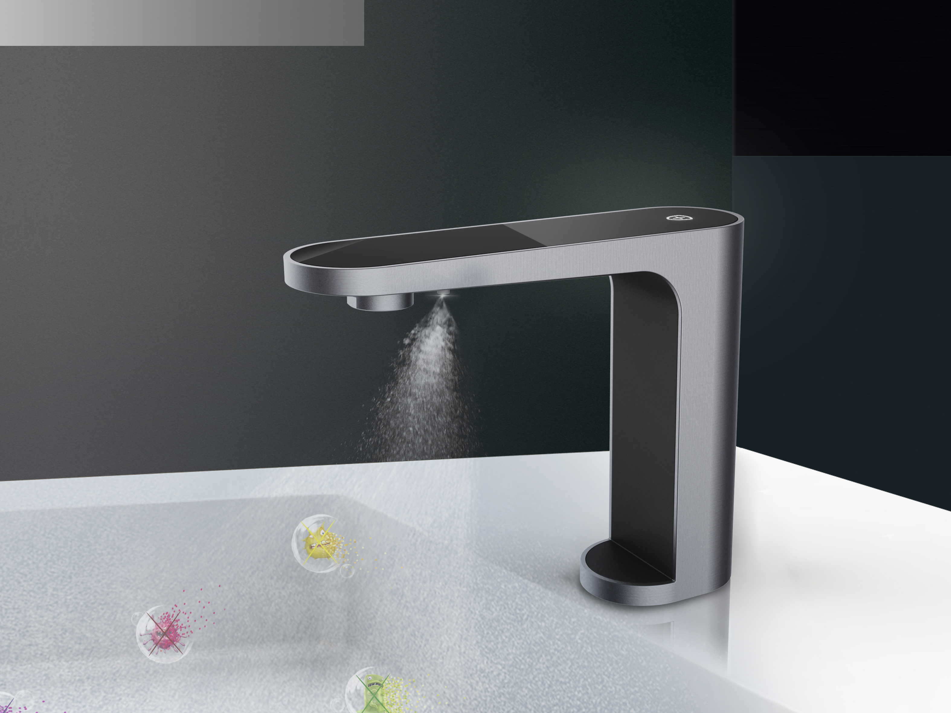 Antibacterial faucet