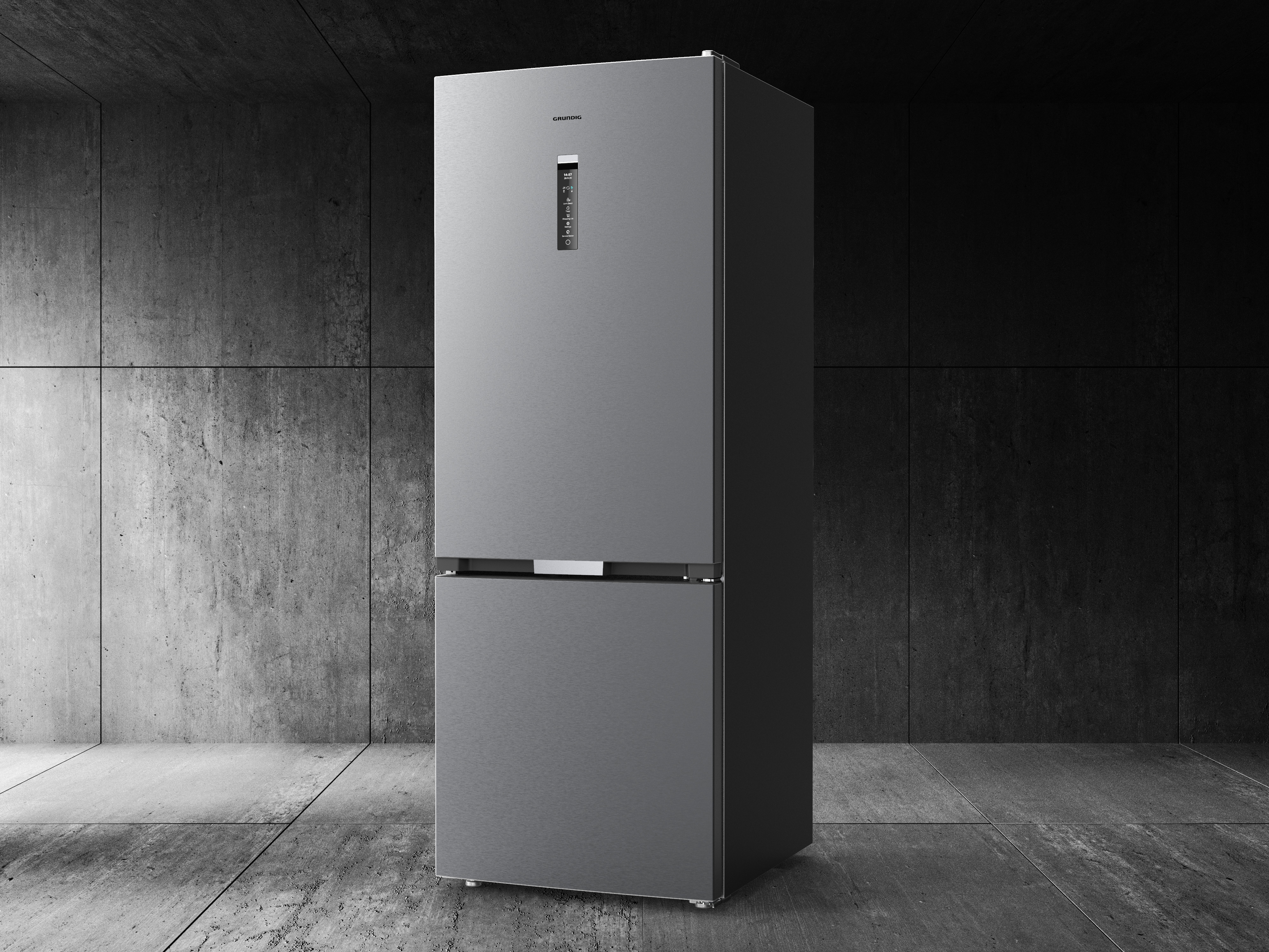 Grundig 70 cm Nofrost Freezer Bottom Refrigerator