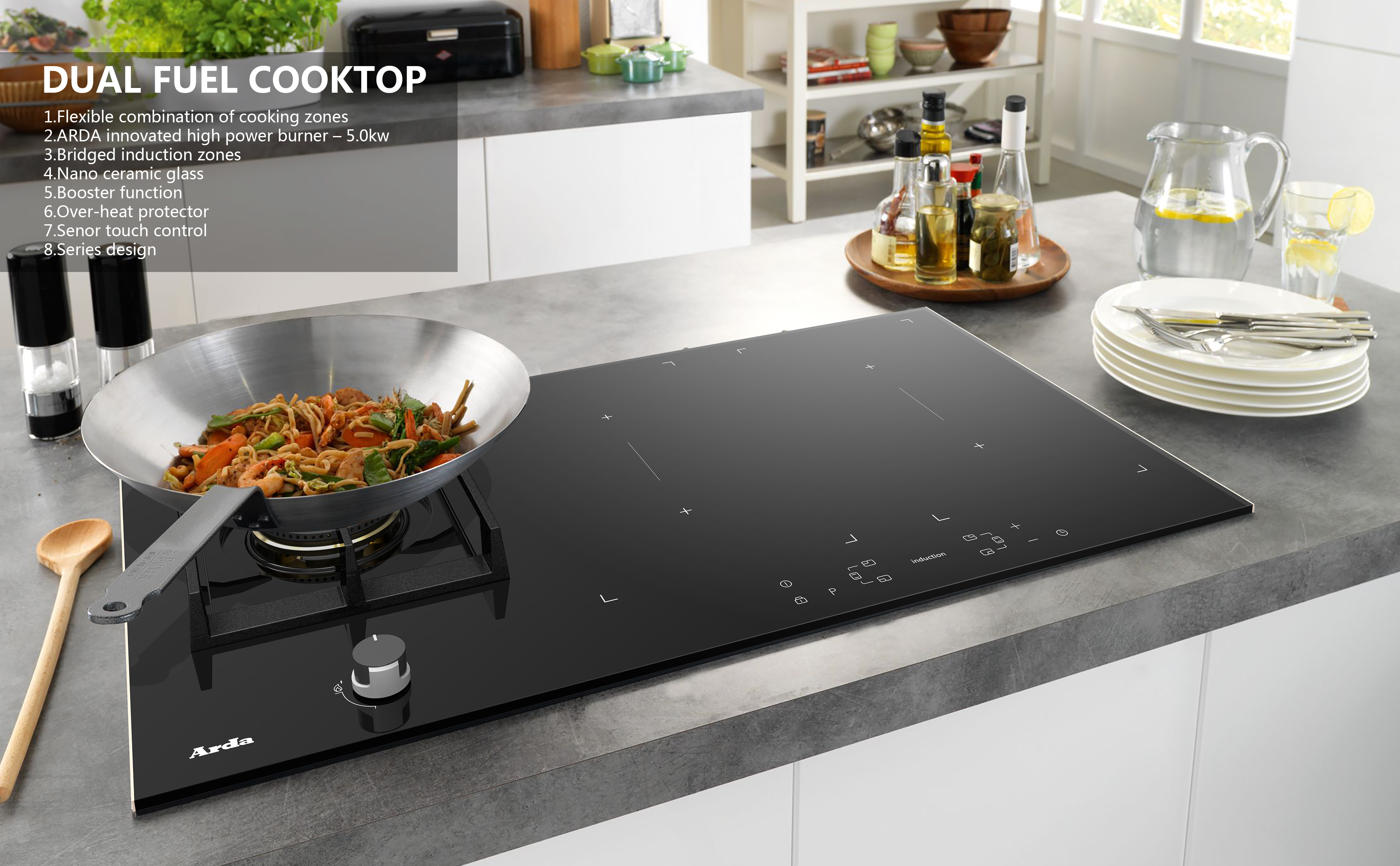 Dual Fuel Cooktop