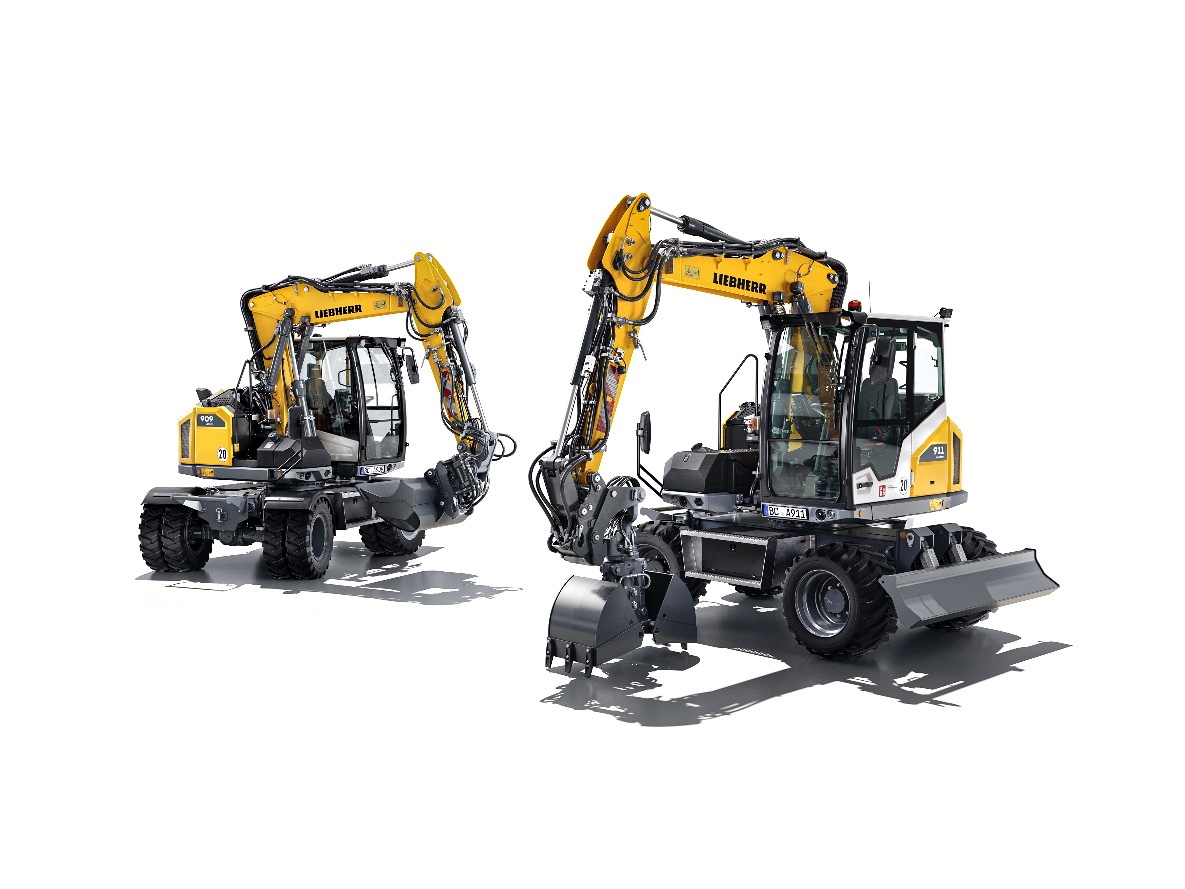 Liebherr A 909 and A 911 Compact Litronic